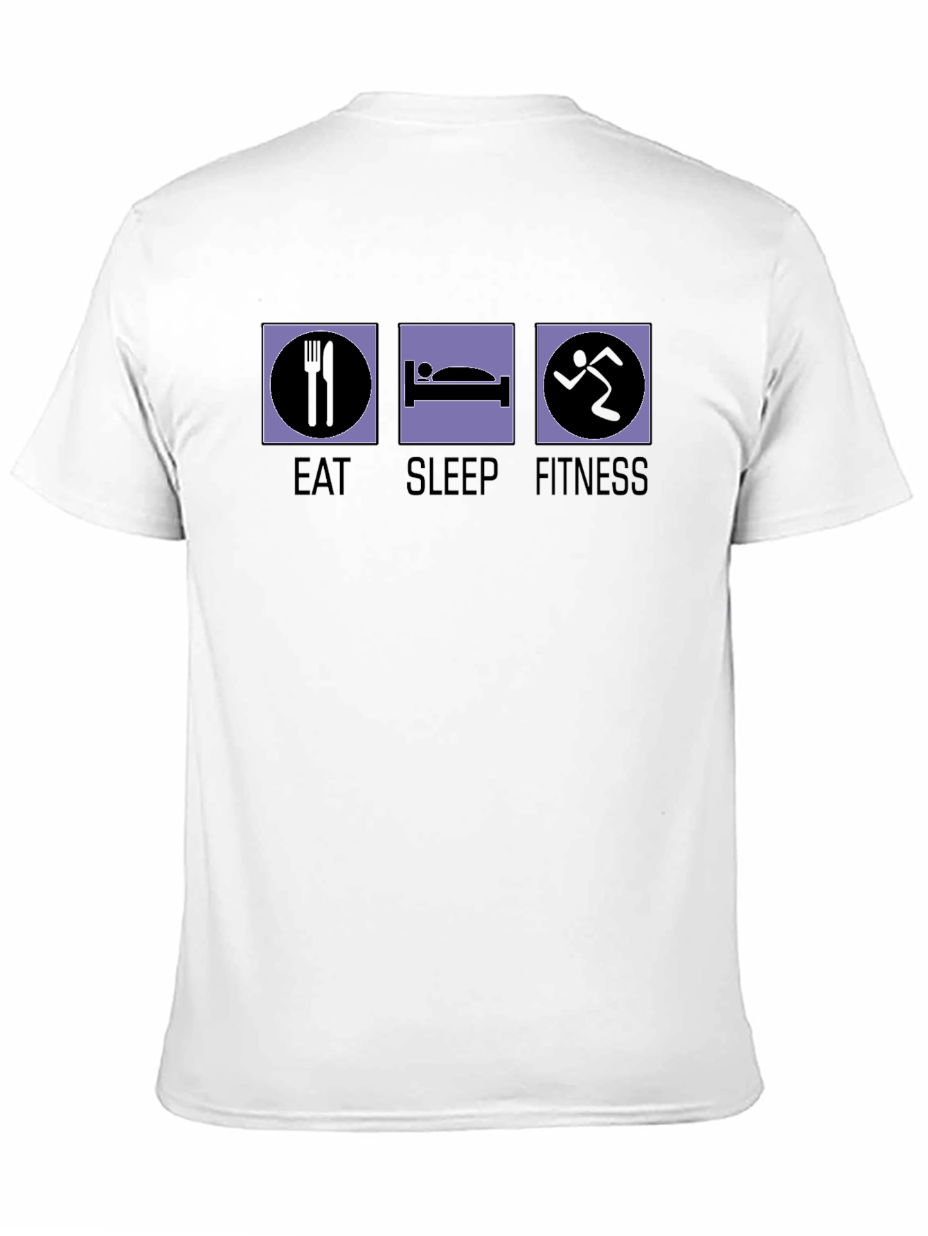 Eat Sleep Fitness Graphic T-Shirt
