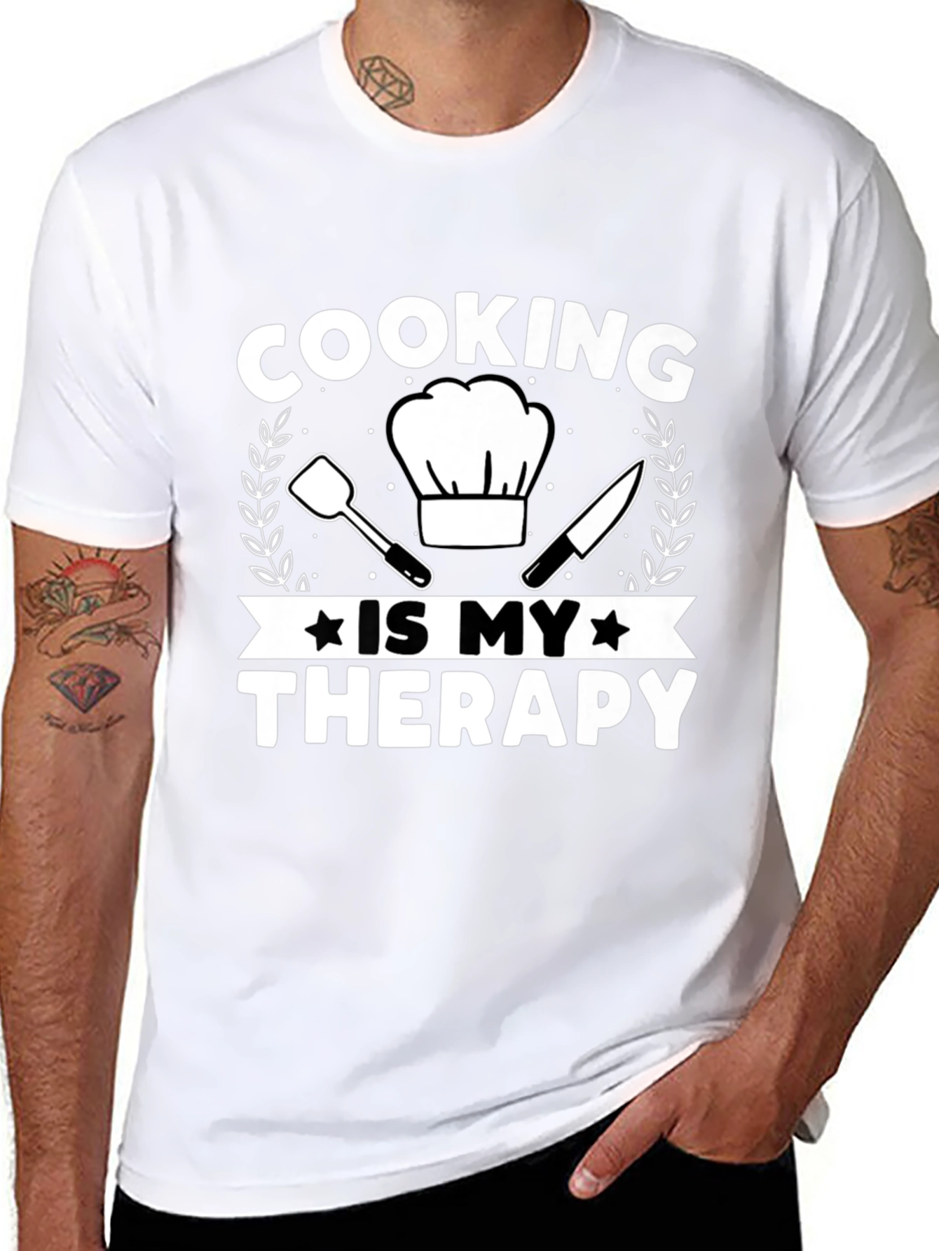 Cooking is My Therapy Graphic T-Shirt