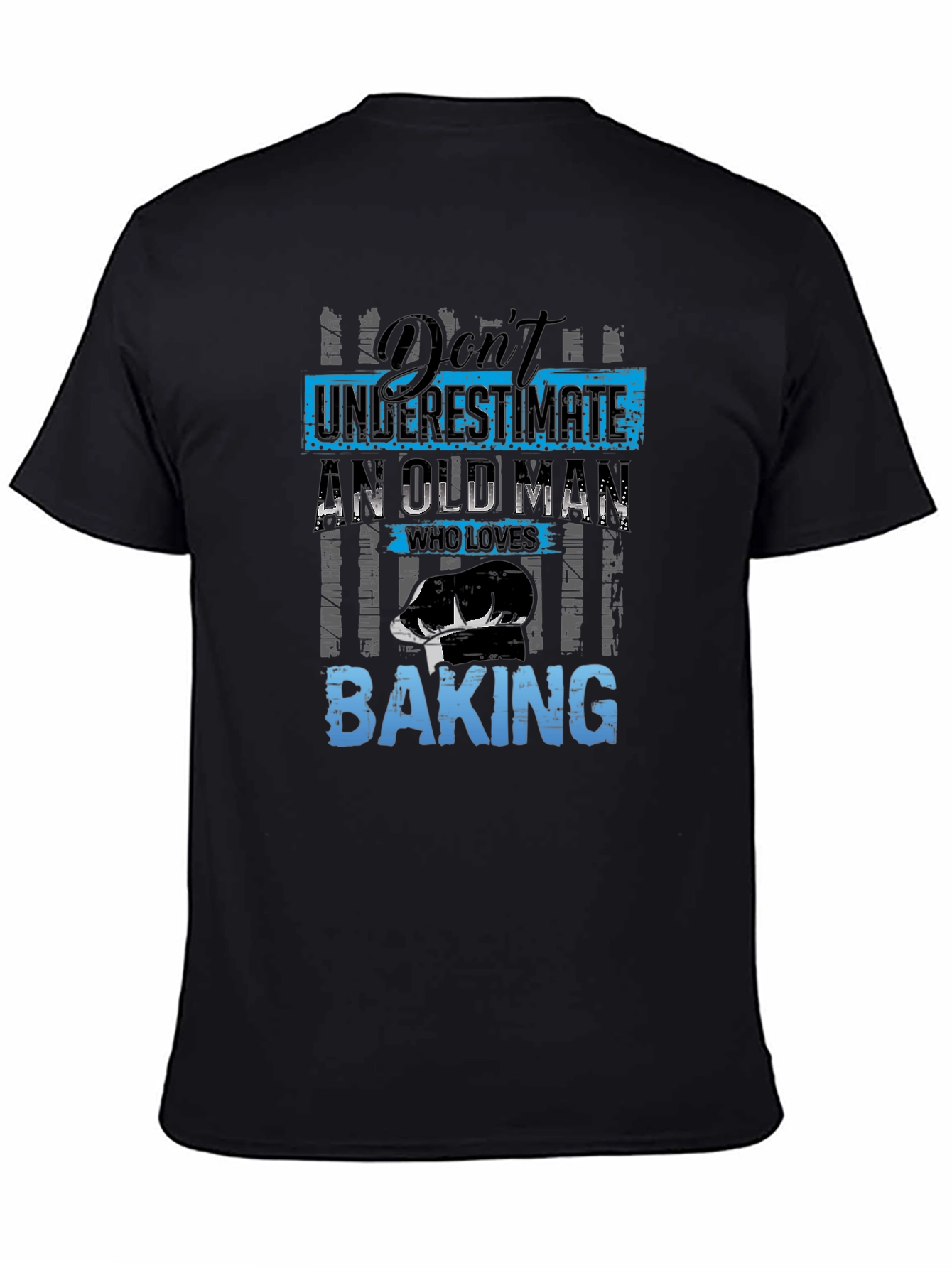 Funny Baking T-Shirt for Old Men