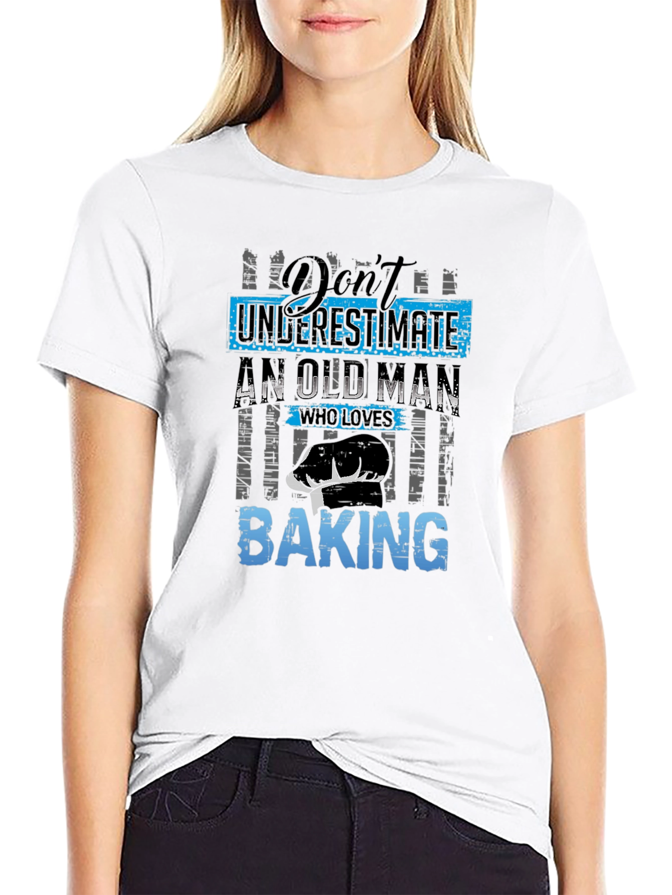 Funny Baking T-Shirt for Old Men