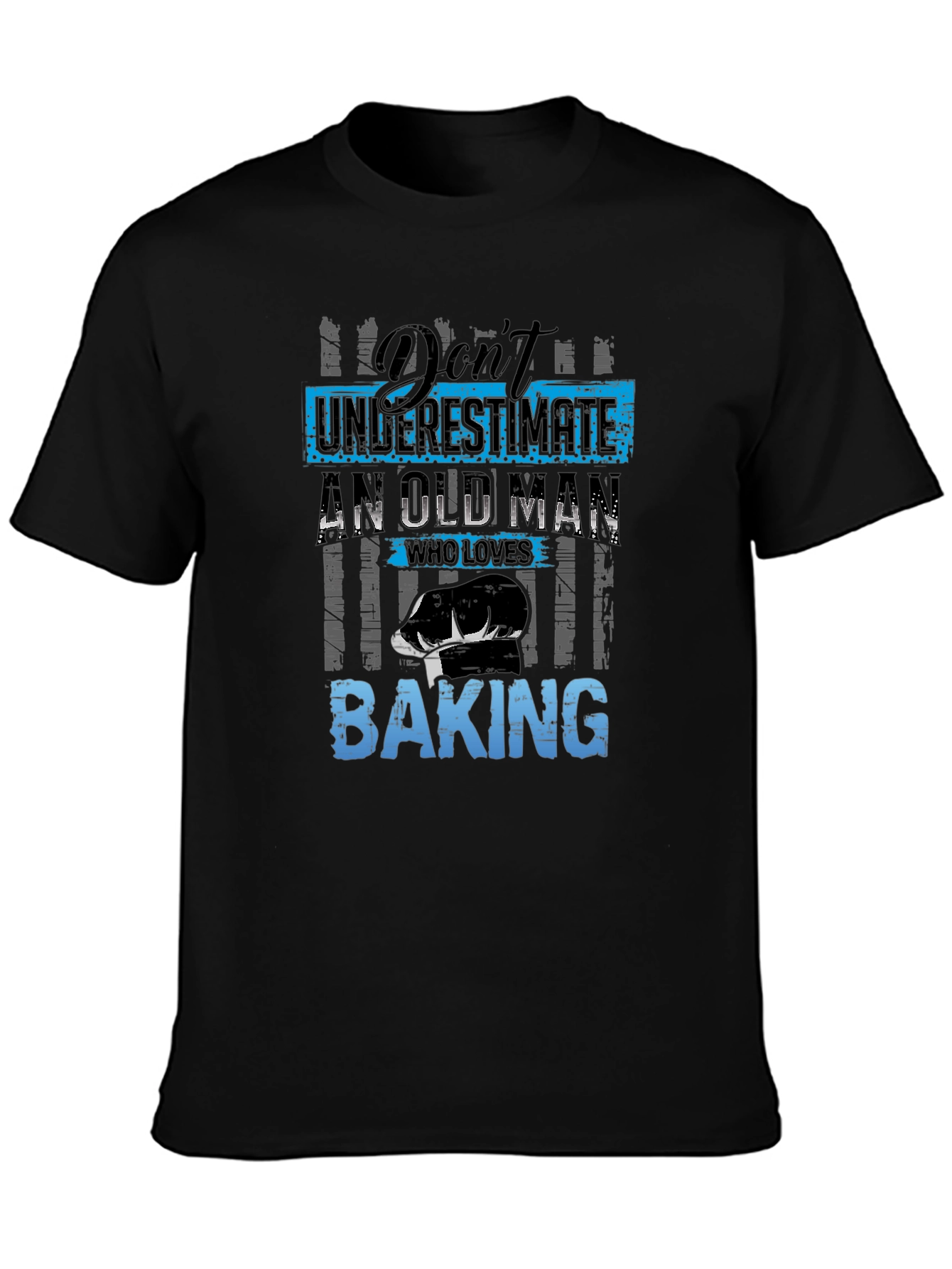 Funny Baking T-Shirt for Old Men