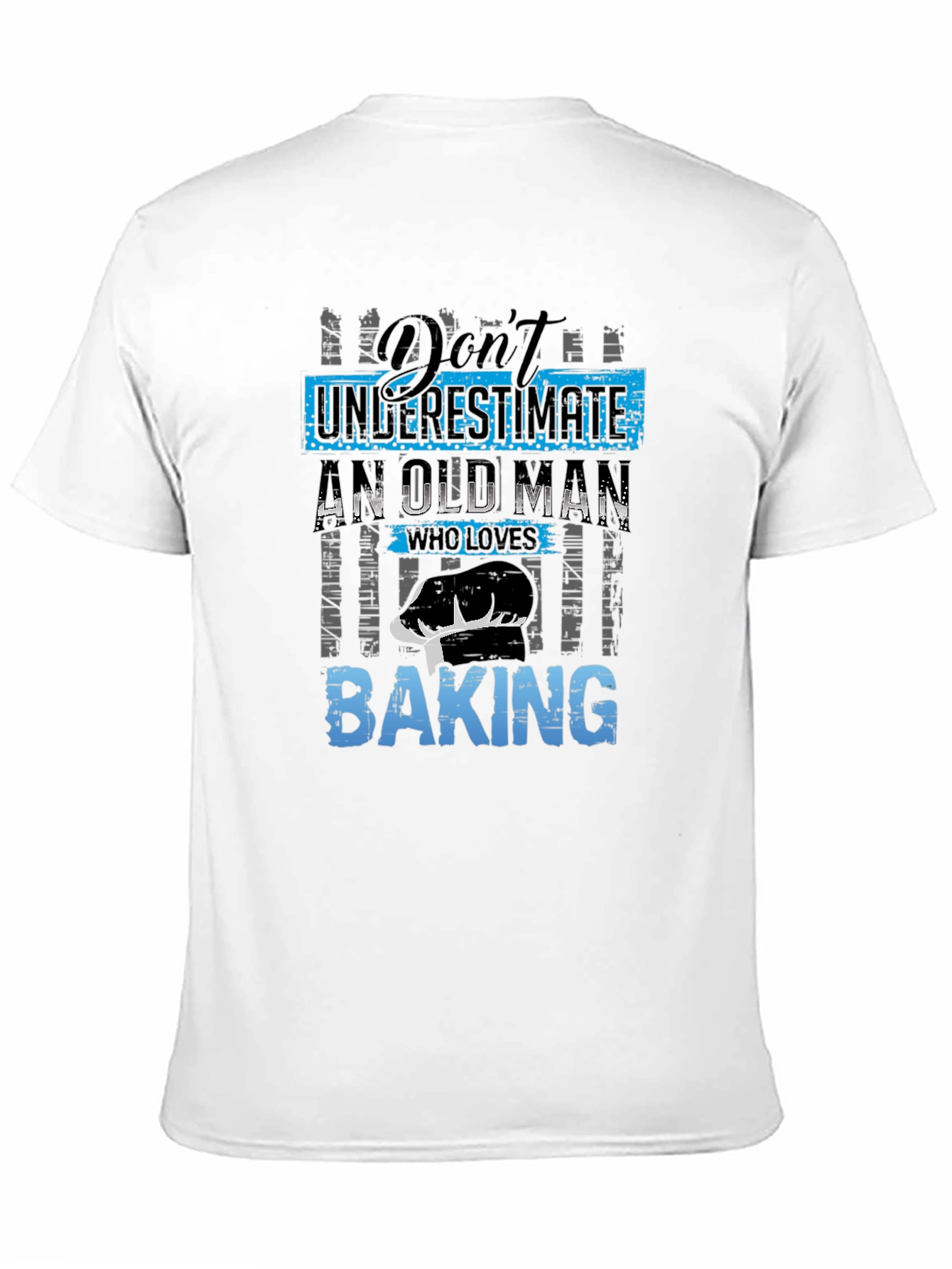 Funny Baking T-Shirt for Old Men