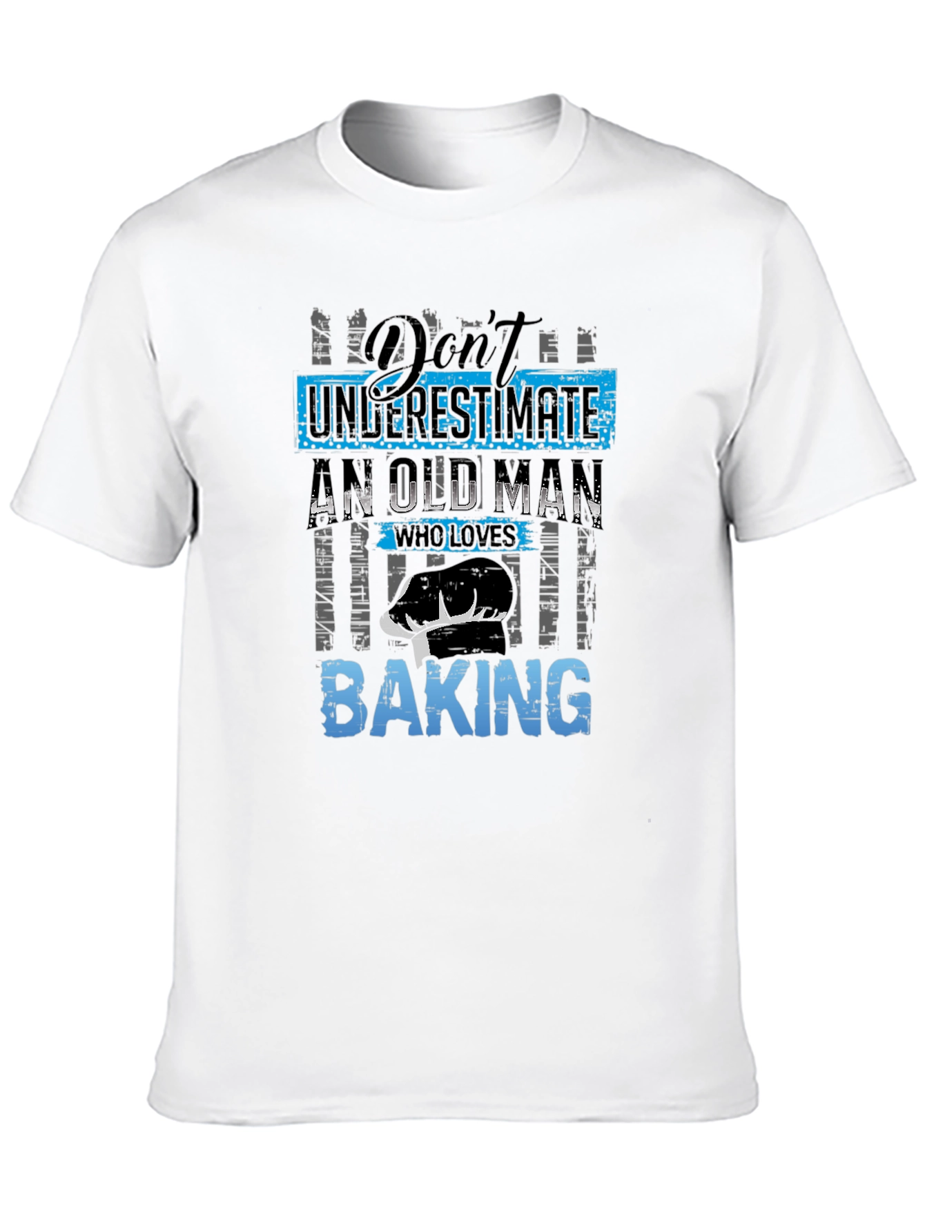 Funny Baking T-Shirt for Old Men