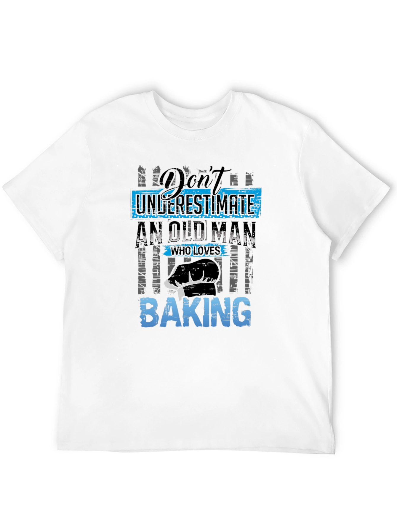 Funny Baking T-Shirt for Old Men