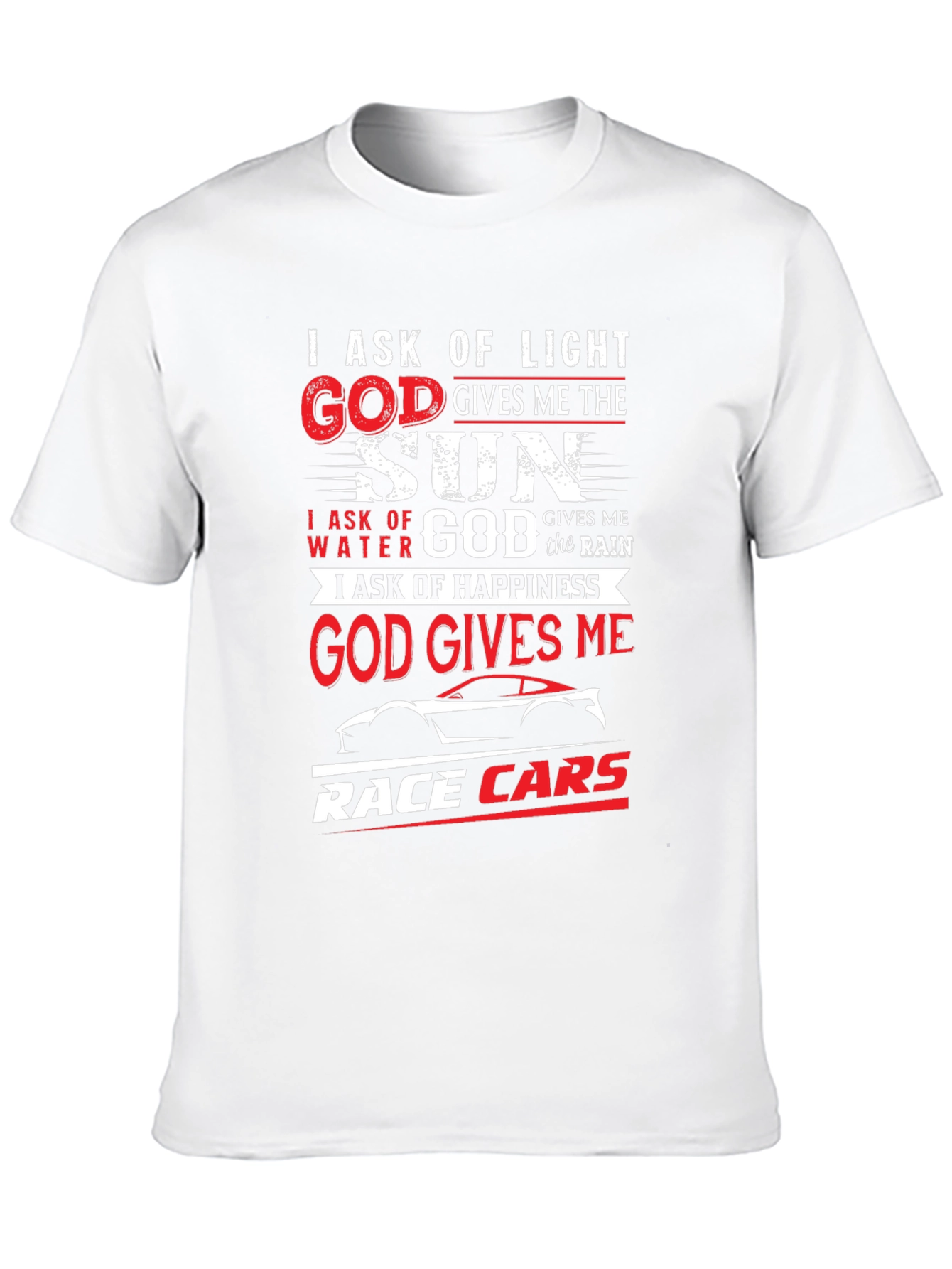 I Ask Of Light Black Graphic T-Shirt