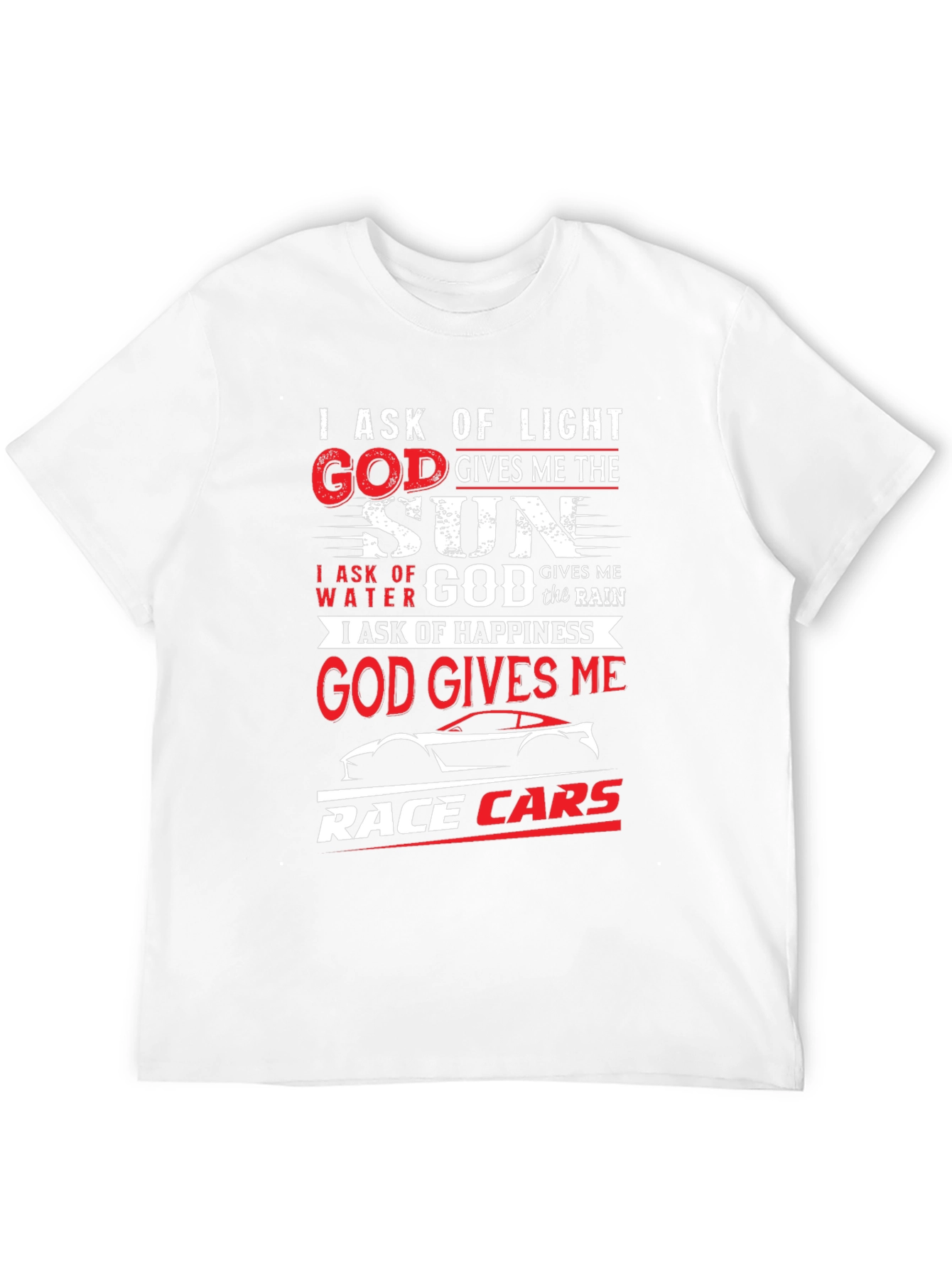 I Ask Of Light Black Graphic T-Shirt