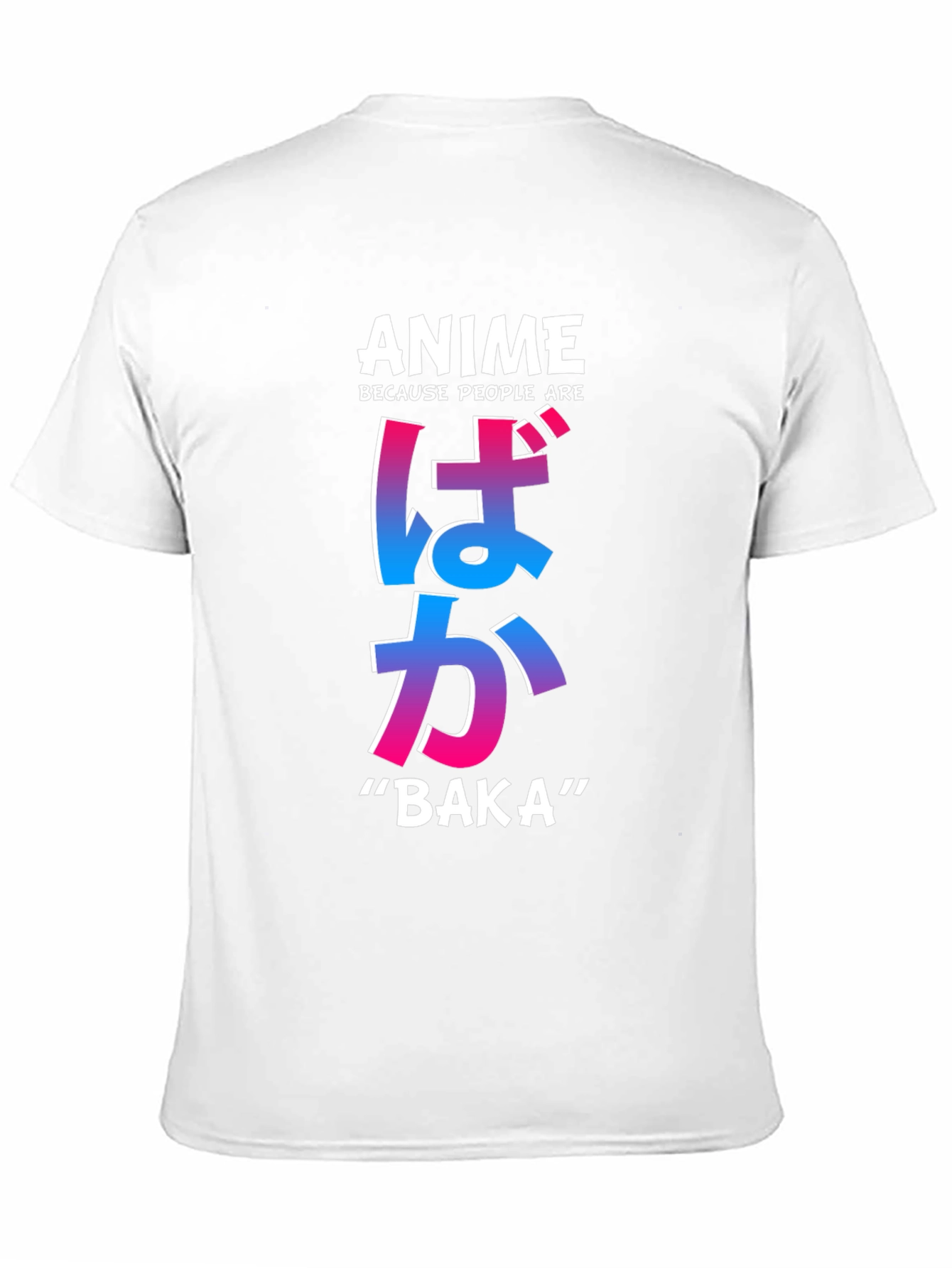 Anime Baka T-Shirt - Trendy Graphic Tee