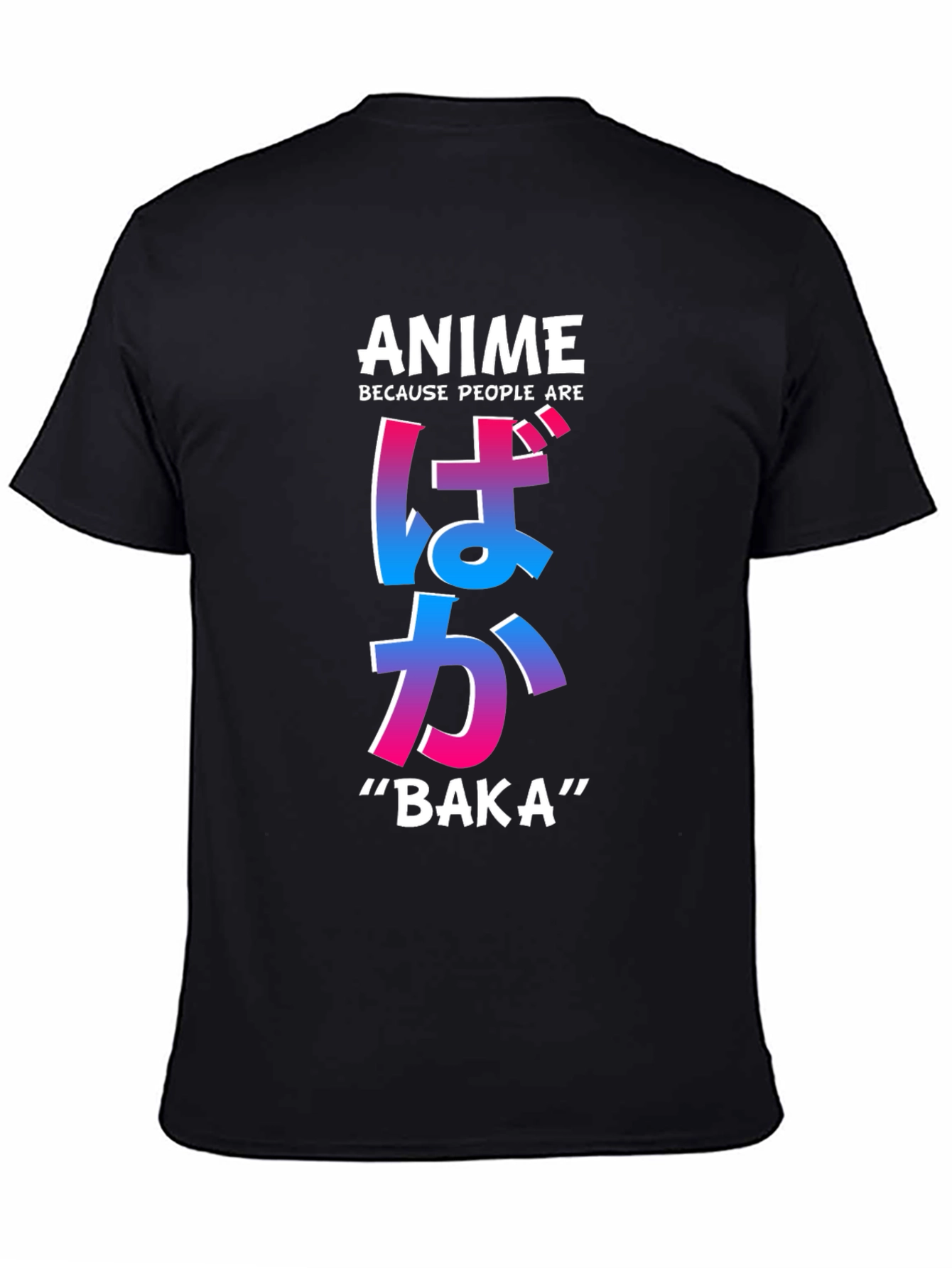 Anime Baka T-Shirt - Trendy Graphic Tee