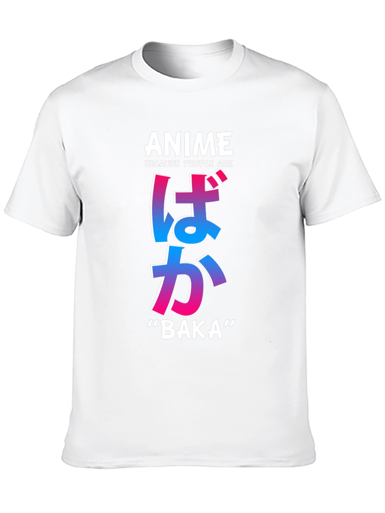 Anime Baka T-Shirt - Trendy Graphic Tee