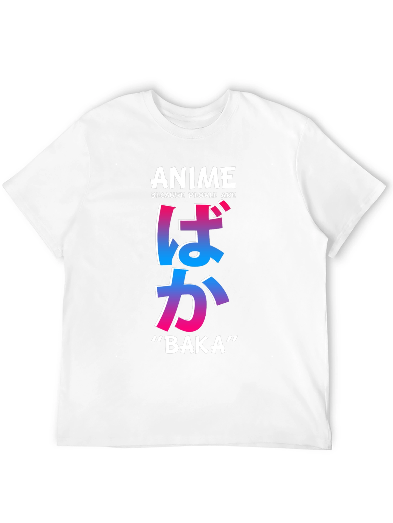 Anime Baka T-Shirt - Trendy Graphic Tee