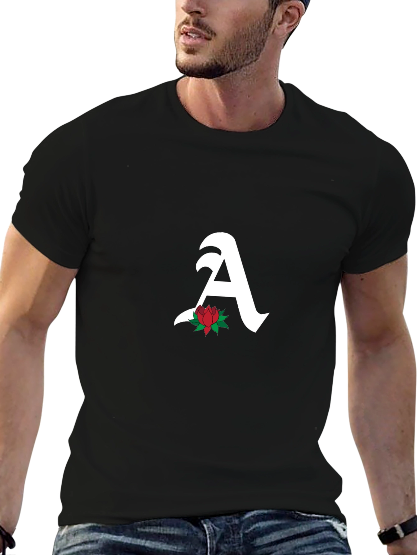 Rose Letter T-Shirt