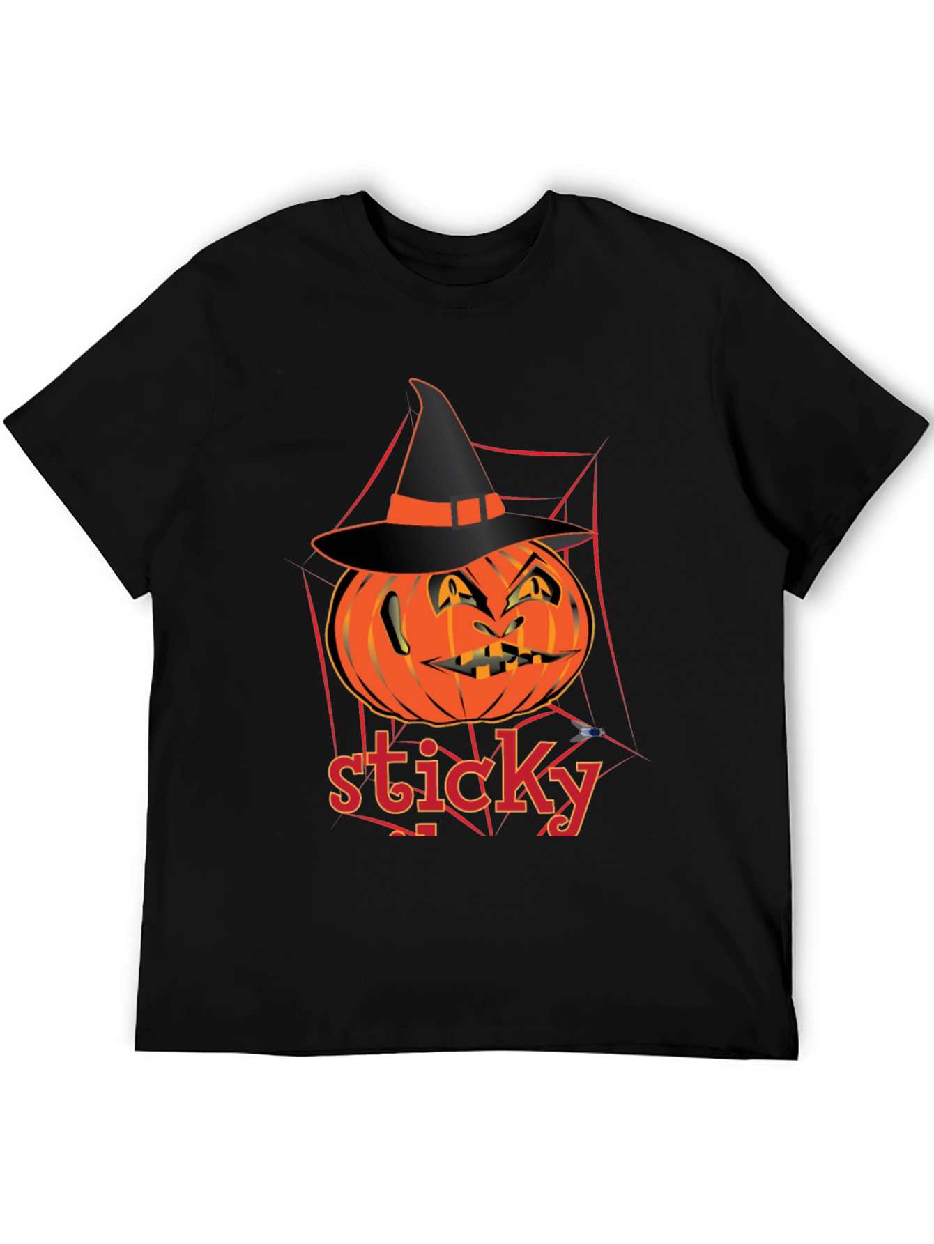 Halloween Pumpkin Sticky T-Shirt