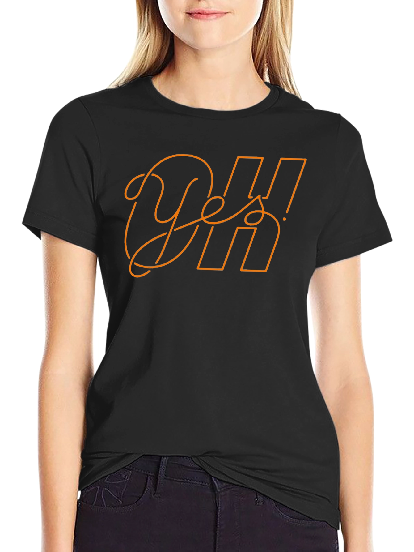 Yes! Graphic Tee - Stylish Everyday Wear