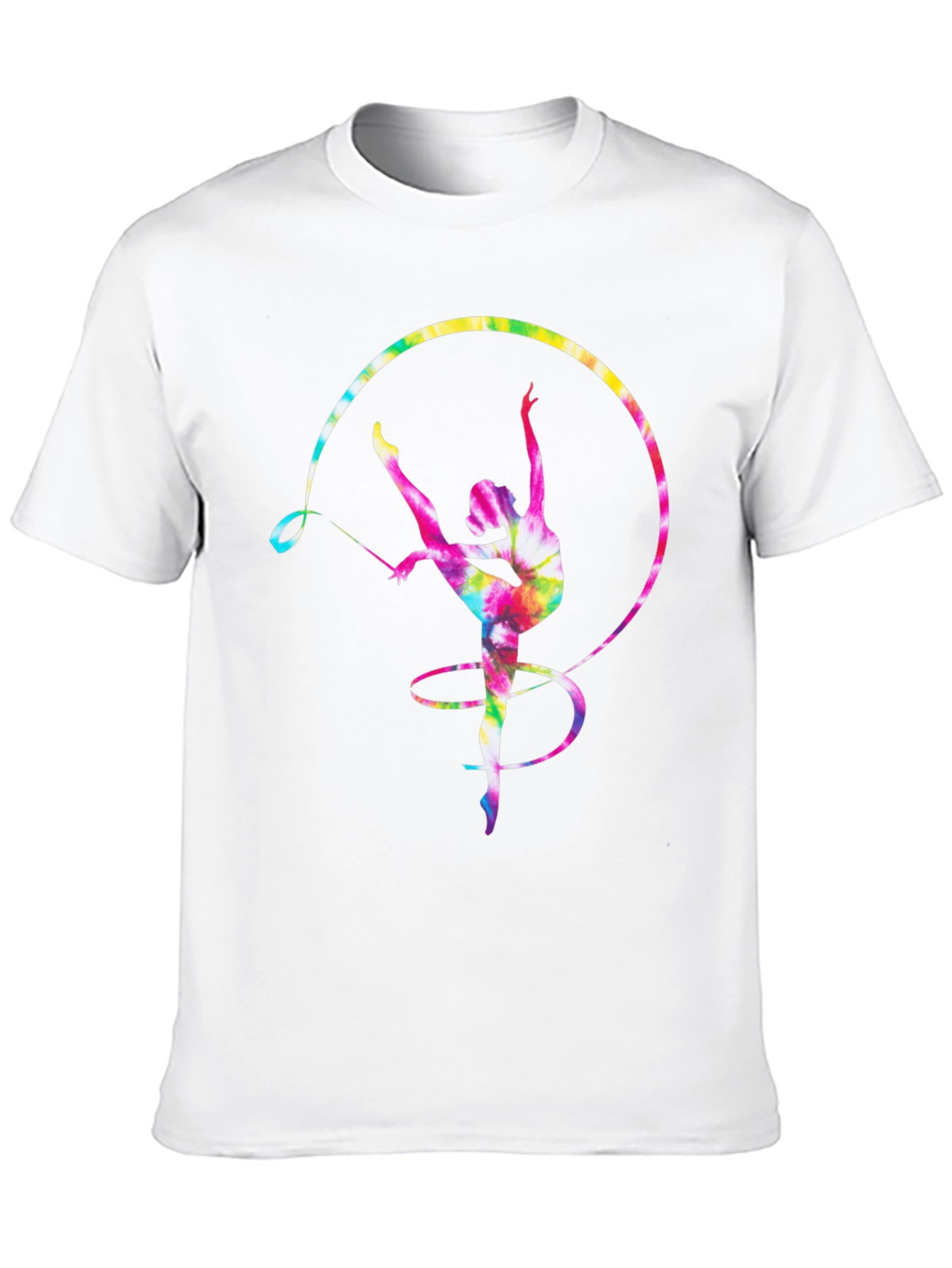 Gymnastics Tie-Dye Graphic T-Shirt