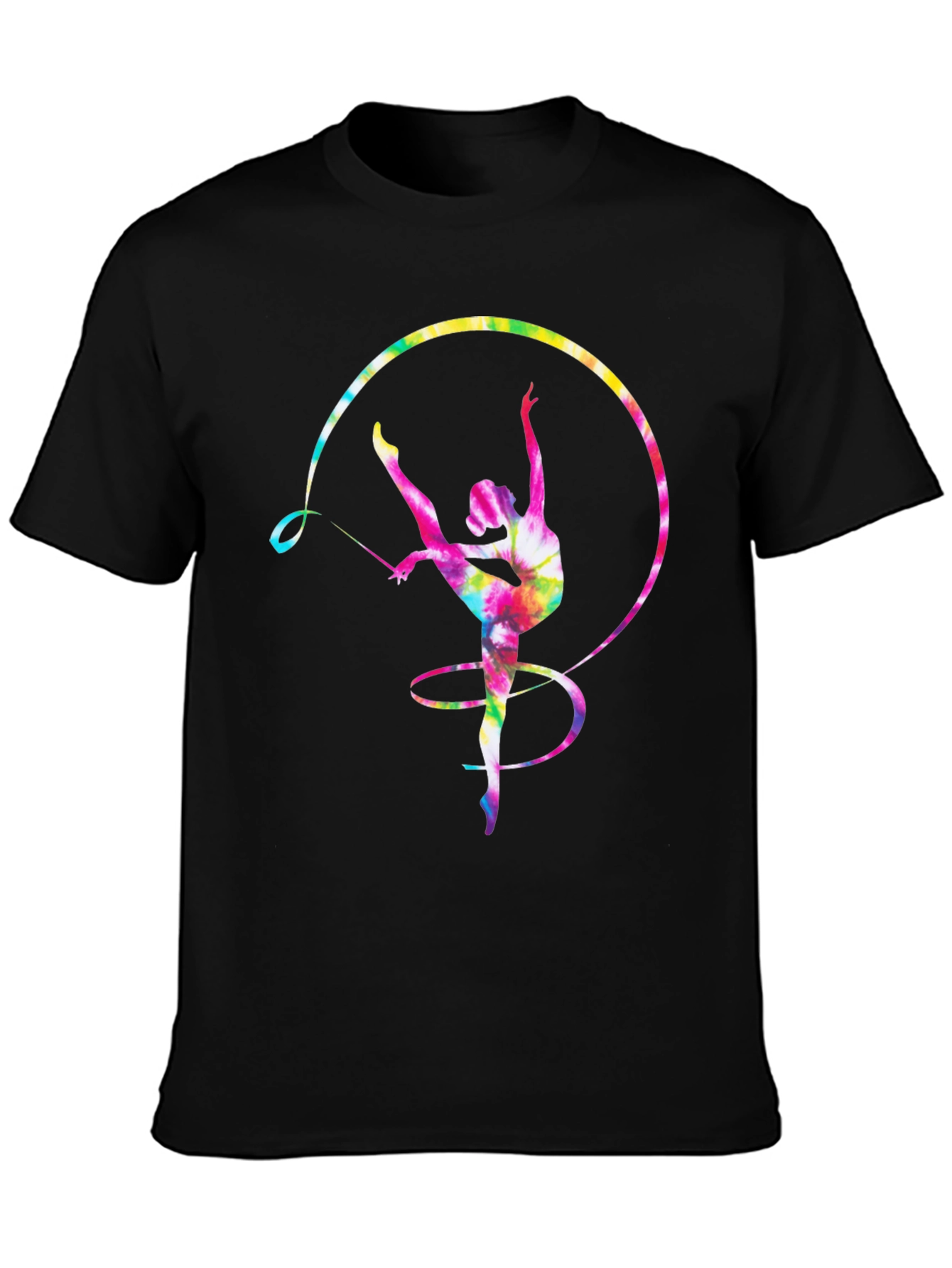 Gymnastics Tie-Dye Graphic T-Shirt