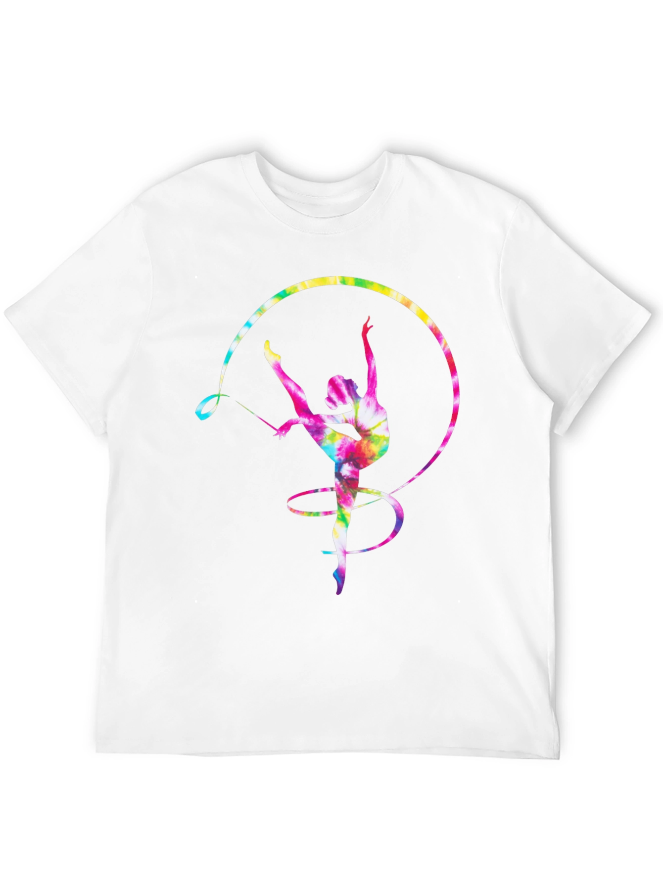 Gymnastics Tie-Dye Graphic T-Shirt