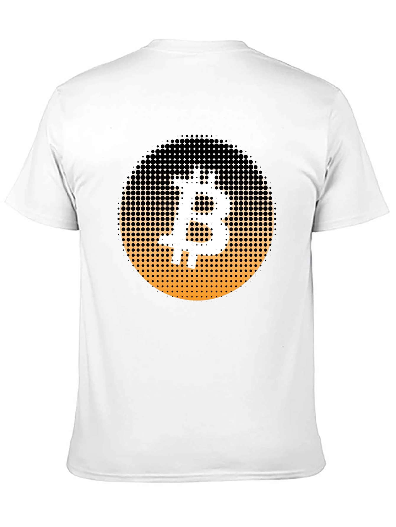 Bitcoin Halftone T-Shirt - Crypto Currency Tee