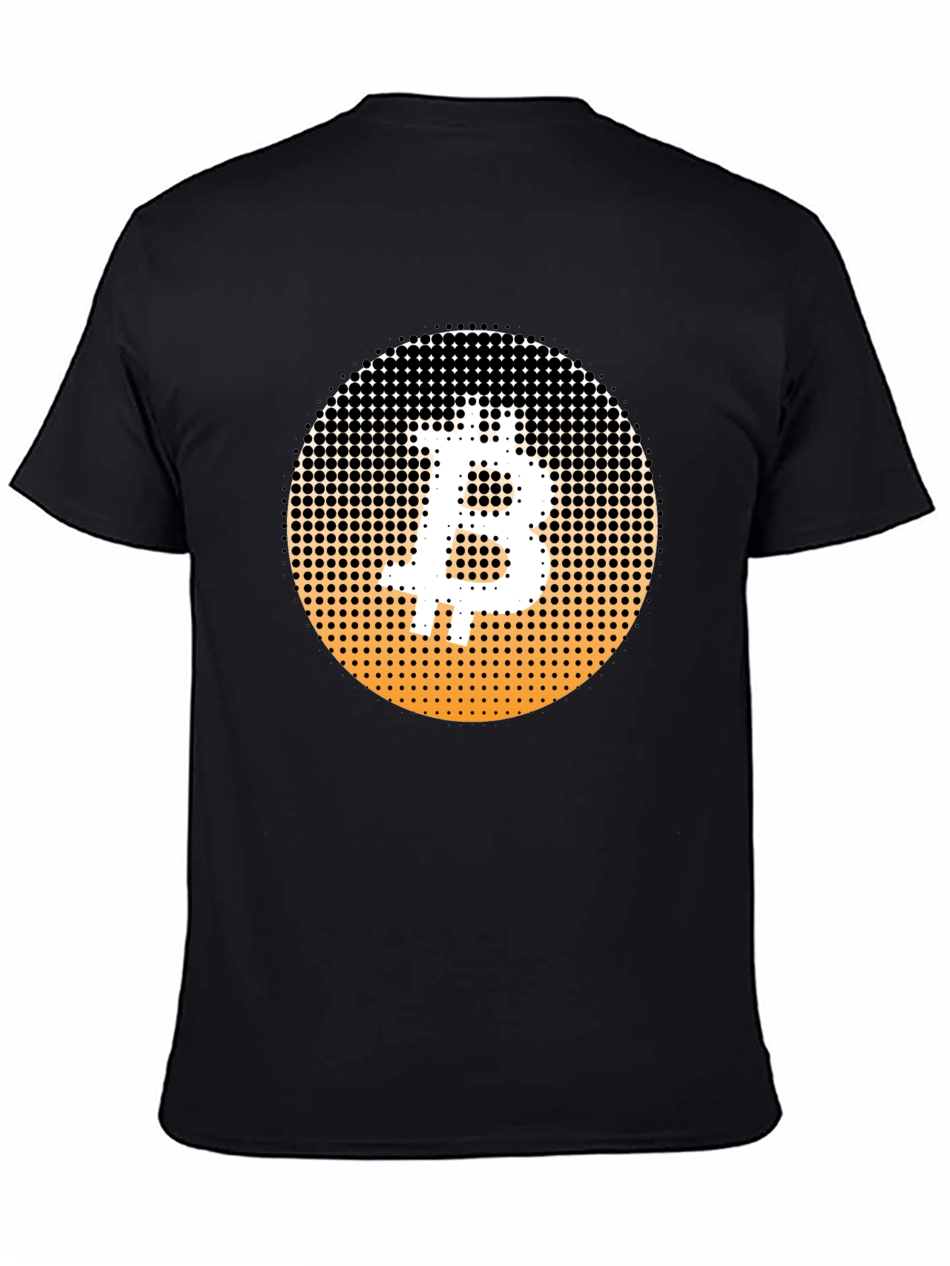 Bitcoin Halftone T-Shirt - Crypto Currency Tee