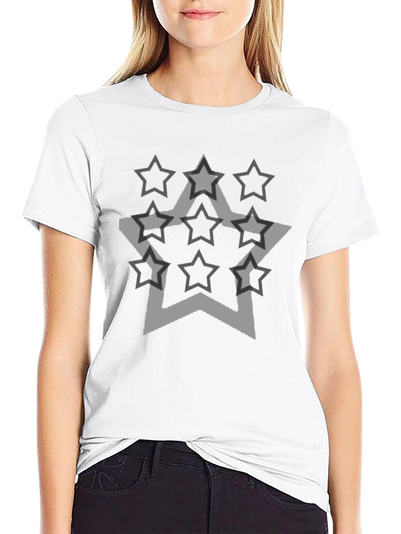 Star Graphic Black Tee