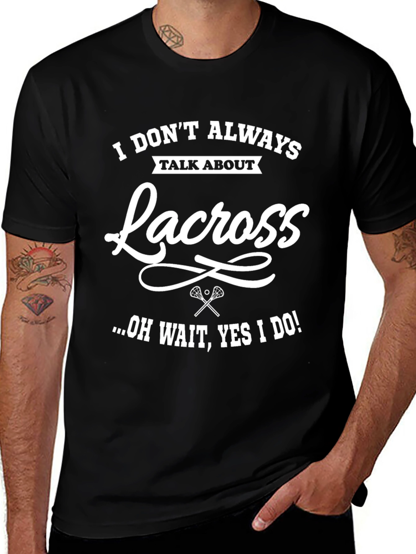 Lacrosse T-Shirt - I Dont Always Talk About
