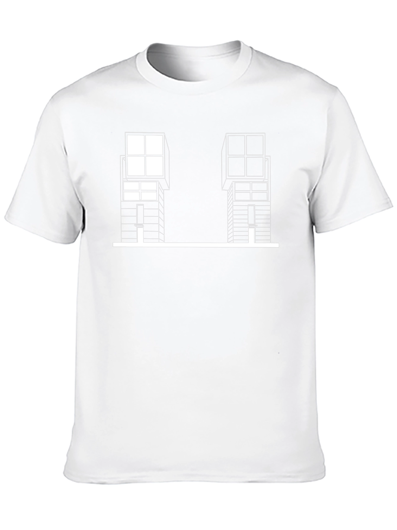 Modern Architecture Graphic Tee - Black