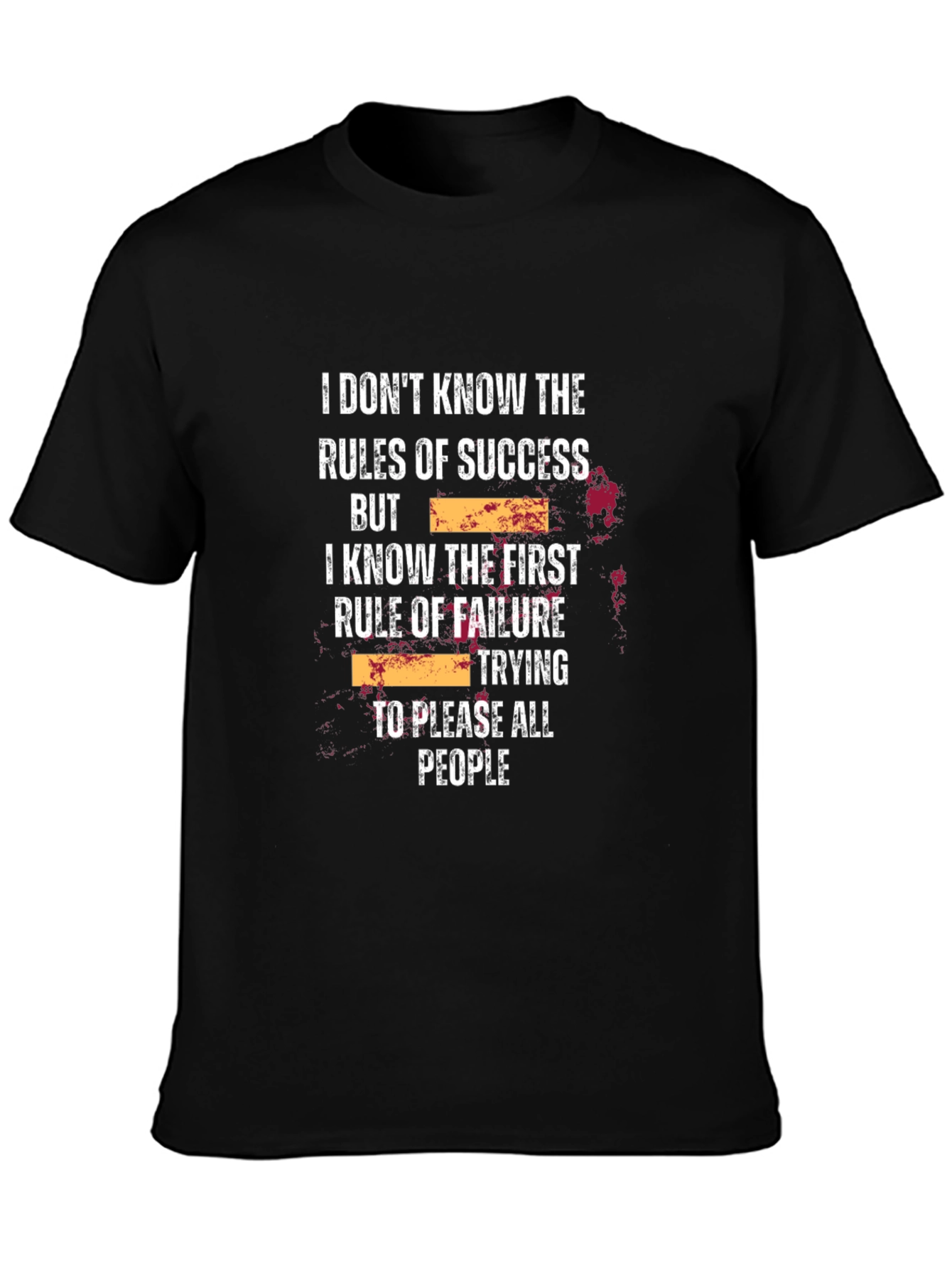 Rules of Success Failure Graphic T-Shirt