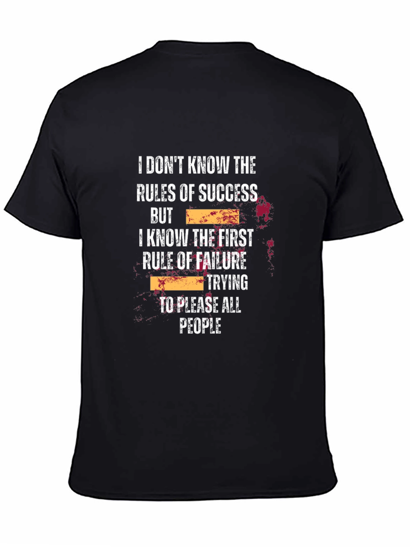 Rules of Success Failure Graphic T-Shirt