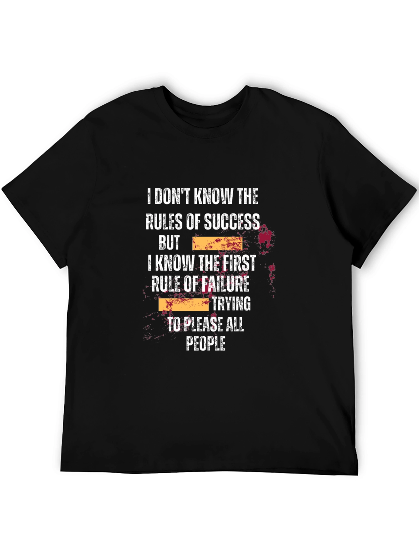 Rules of Success Failure Graphic T-Shirt