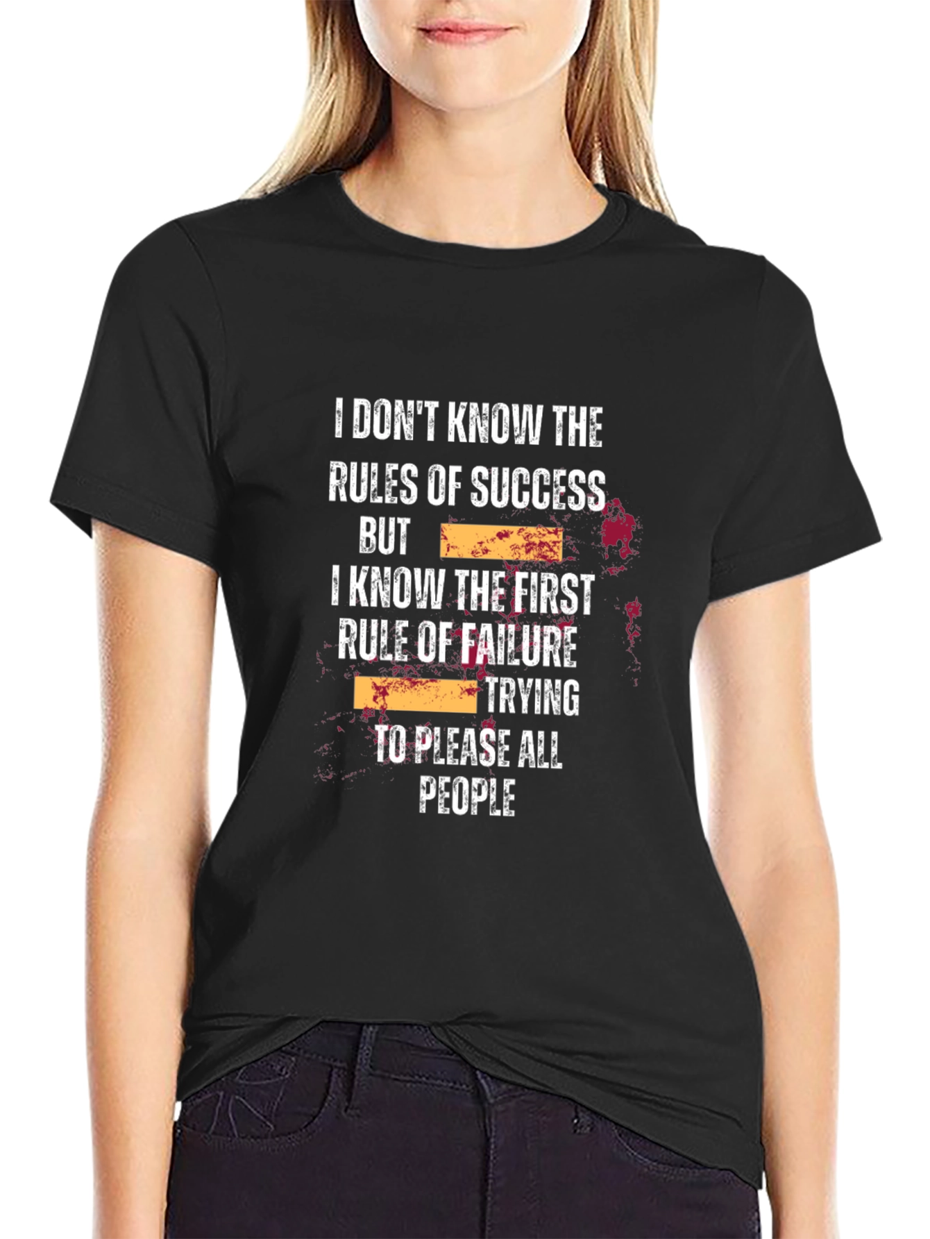 Rules of Success Failure Graphic T-Shirt
