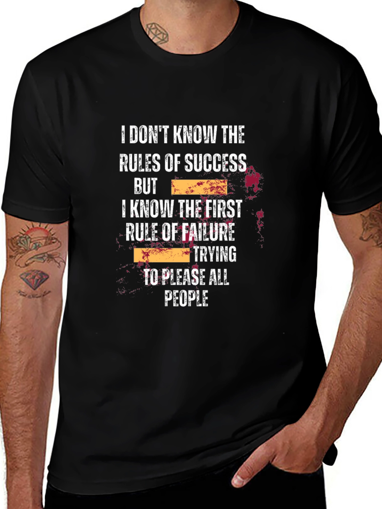 Rules of Success Failure Graphic T-Shirt