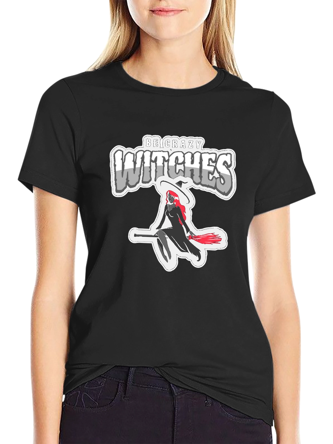 Crazy Witches Graphic T-Shirt