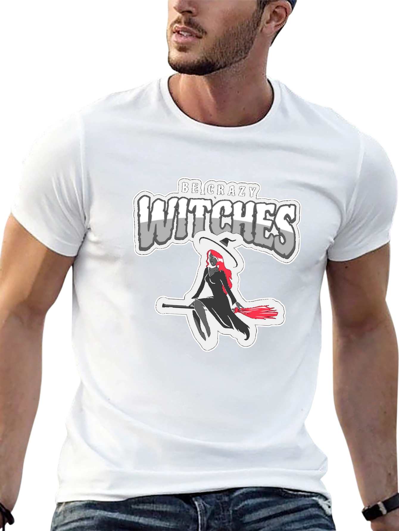Crazy Witches Graphic T-Shirt