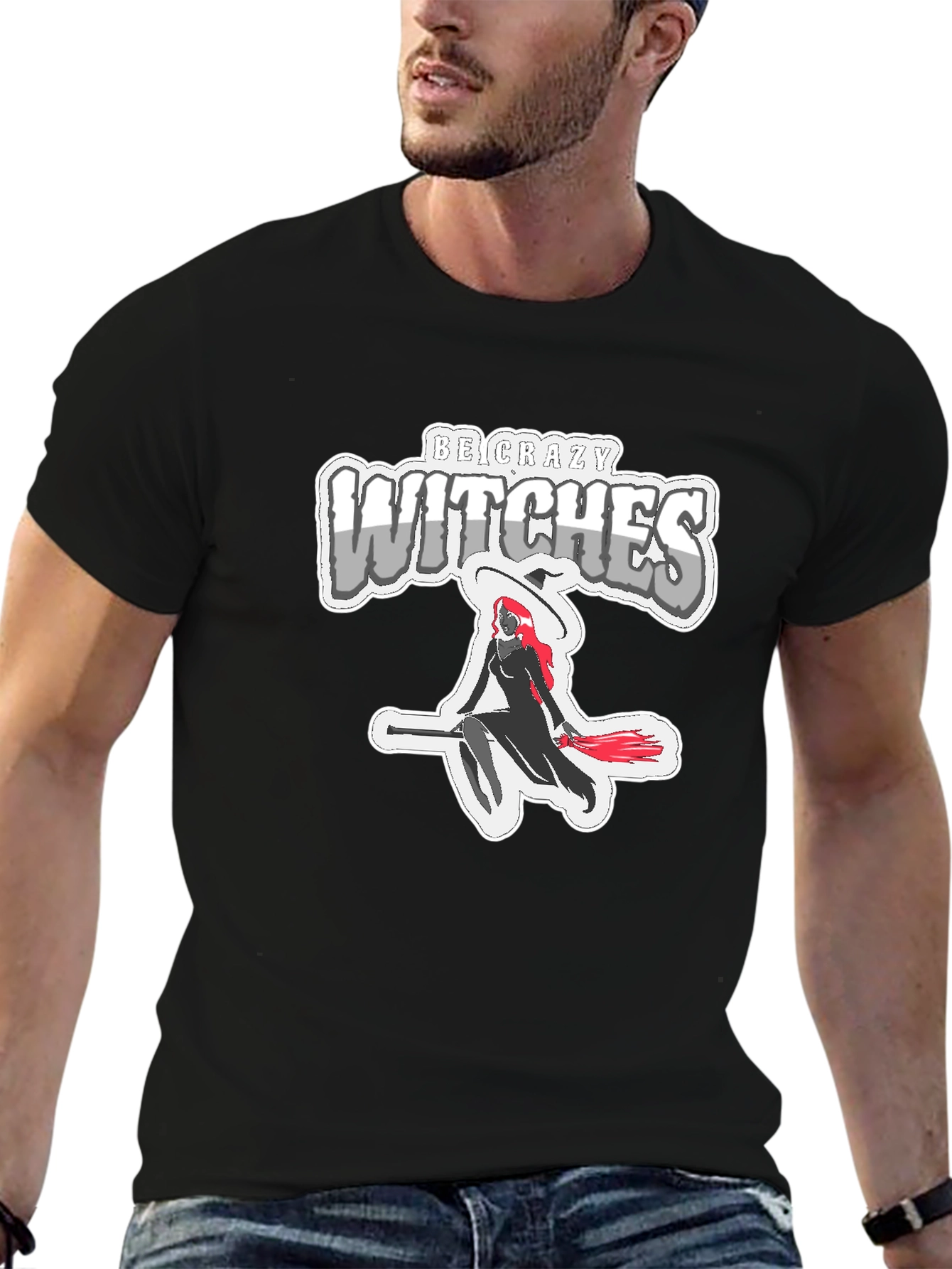 Crazy Witches Graphic T-Shirt