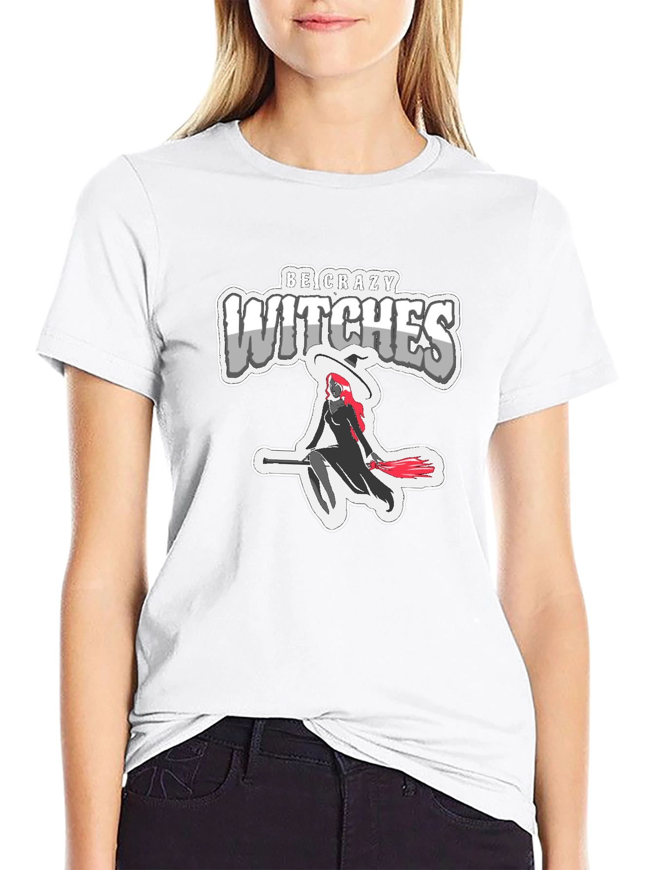 Crazy Witches Graphic T-Shirt