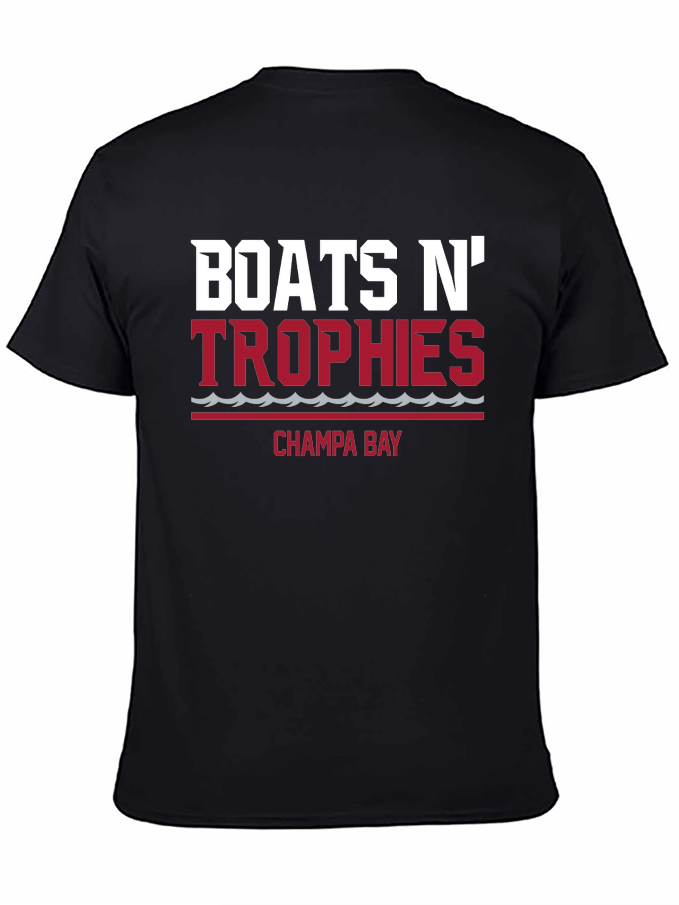 Boats N Trophies Champa Bay Black T-Shirt