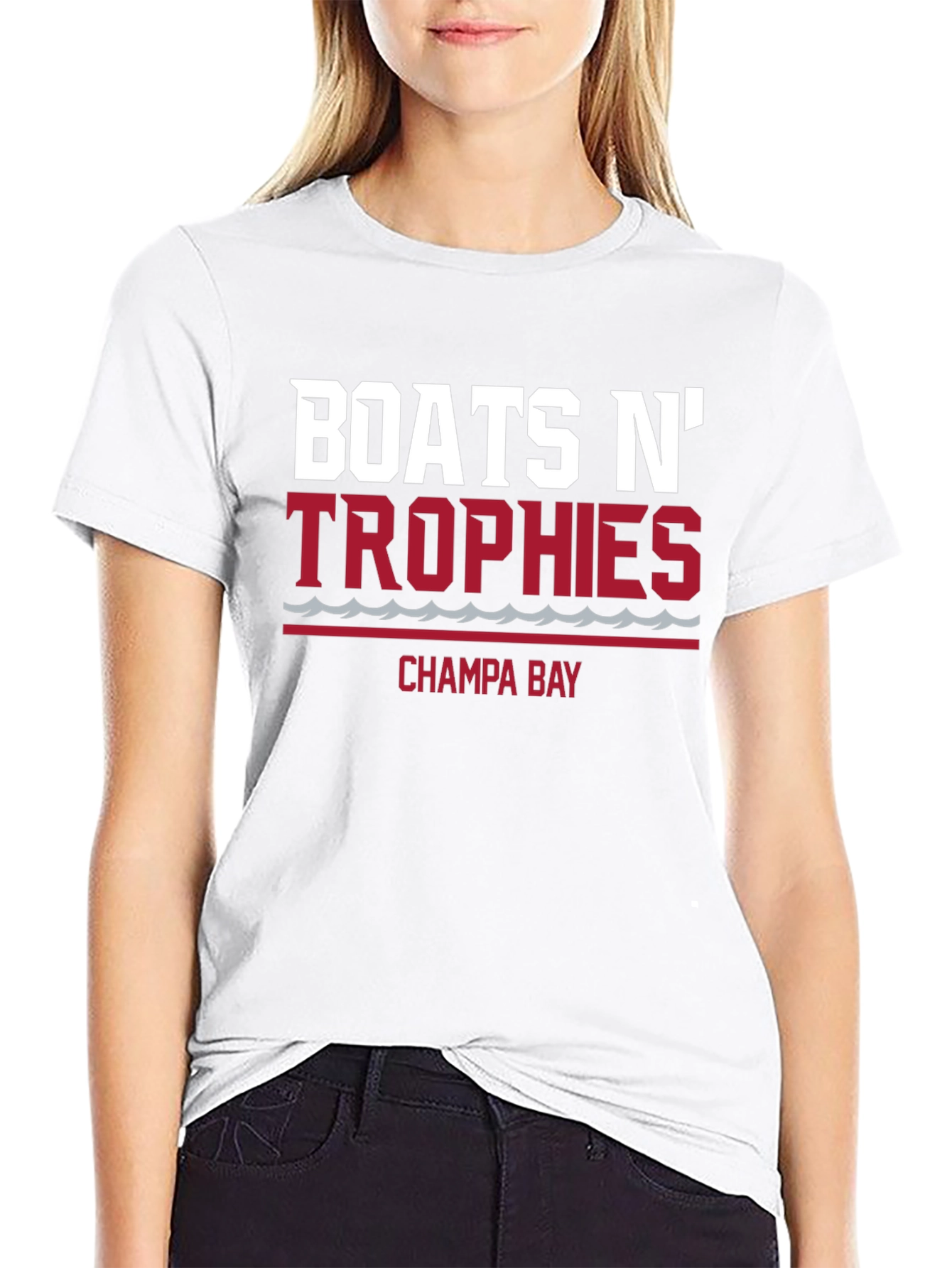 Boats N Trophies Champa Bay Black T-Shirt