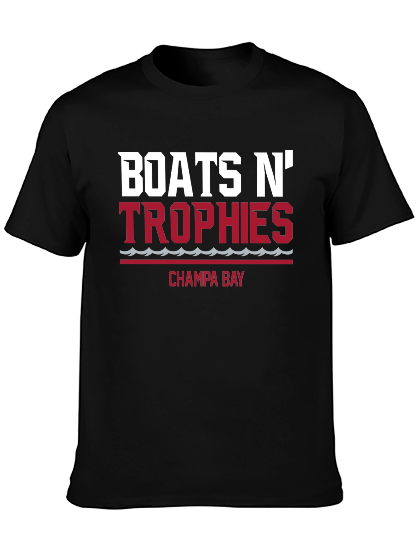 Boats N Trophies Champa Bay Black T-Shirt