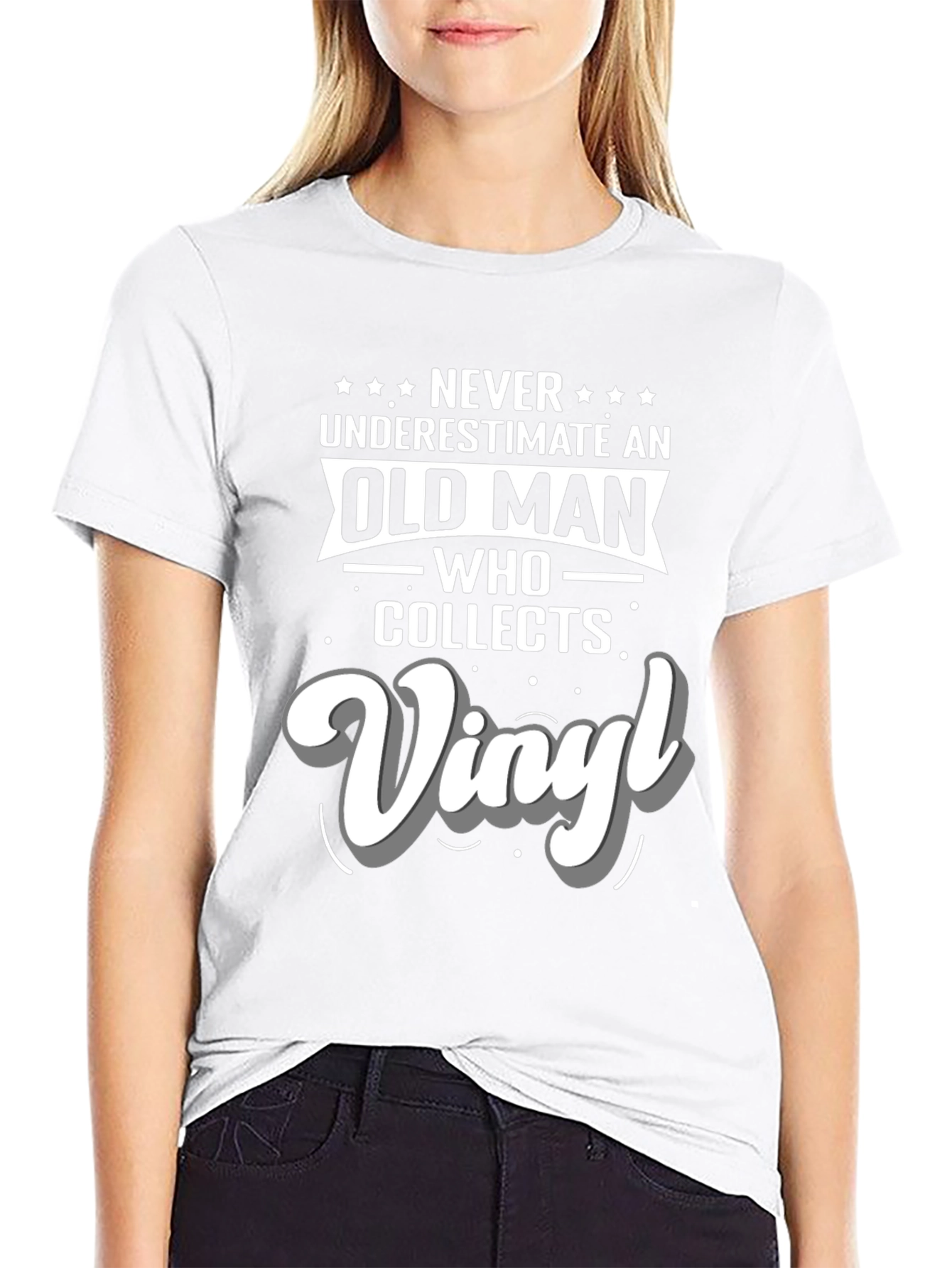 Never Underestimate Vinyl Collector T-Shirt