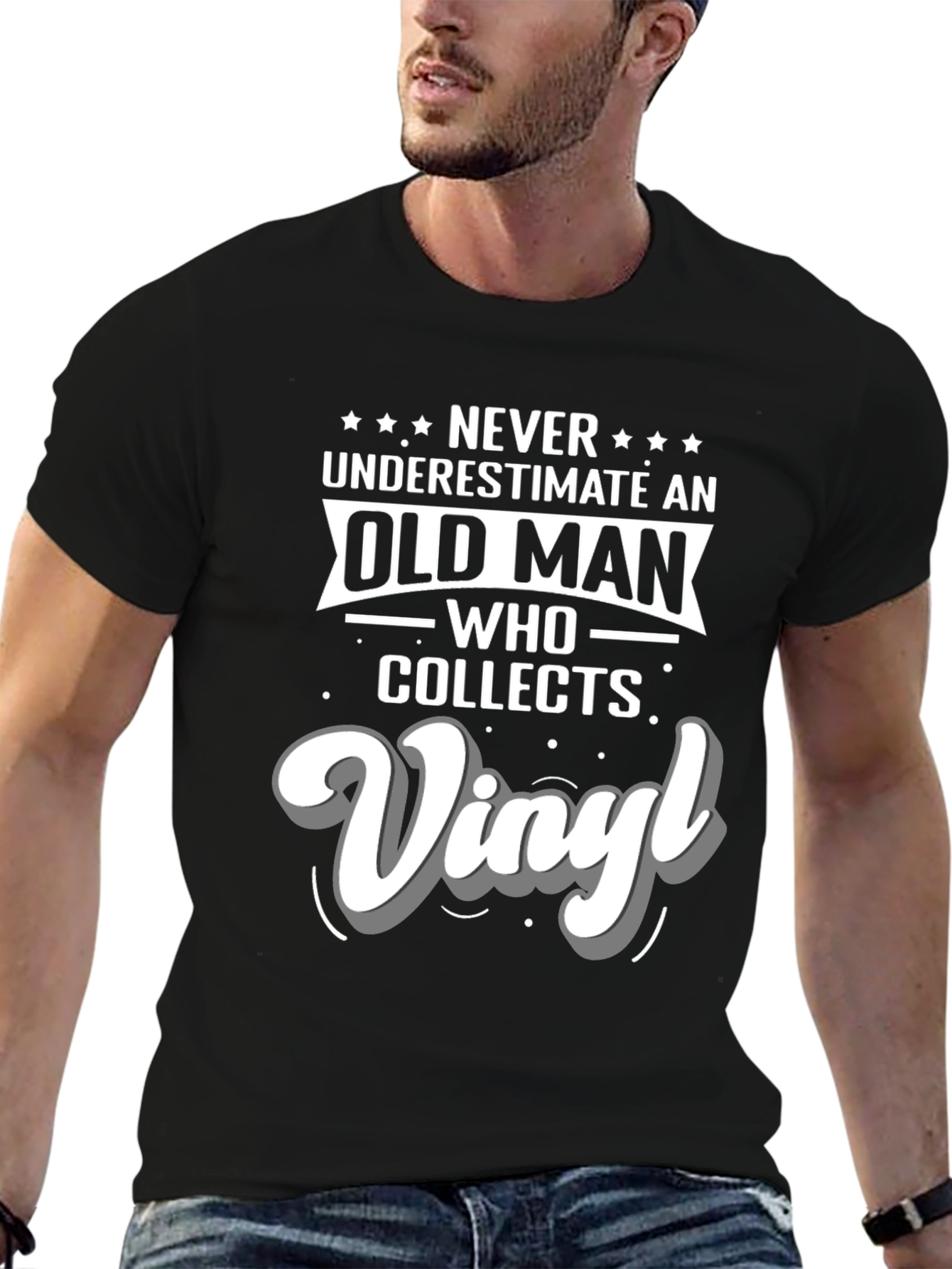 Never Underestimate Vinyl Collector T-Shirt