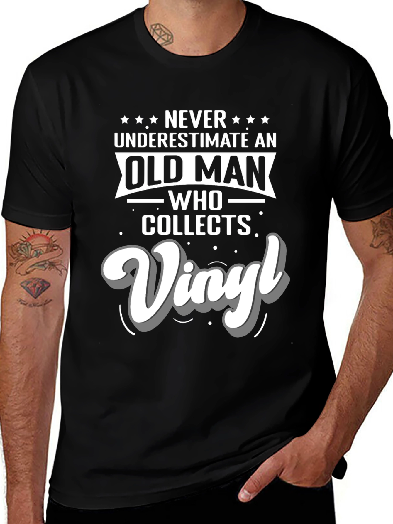 Never Underestimate Vinyl Collector T-Shirt