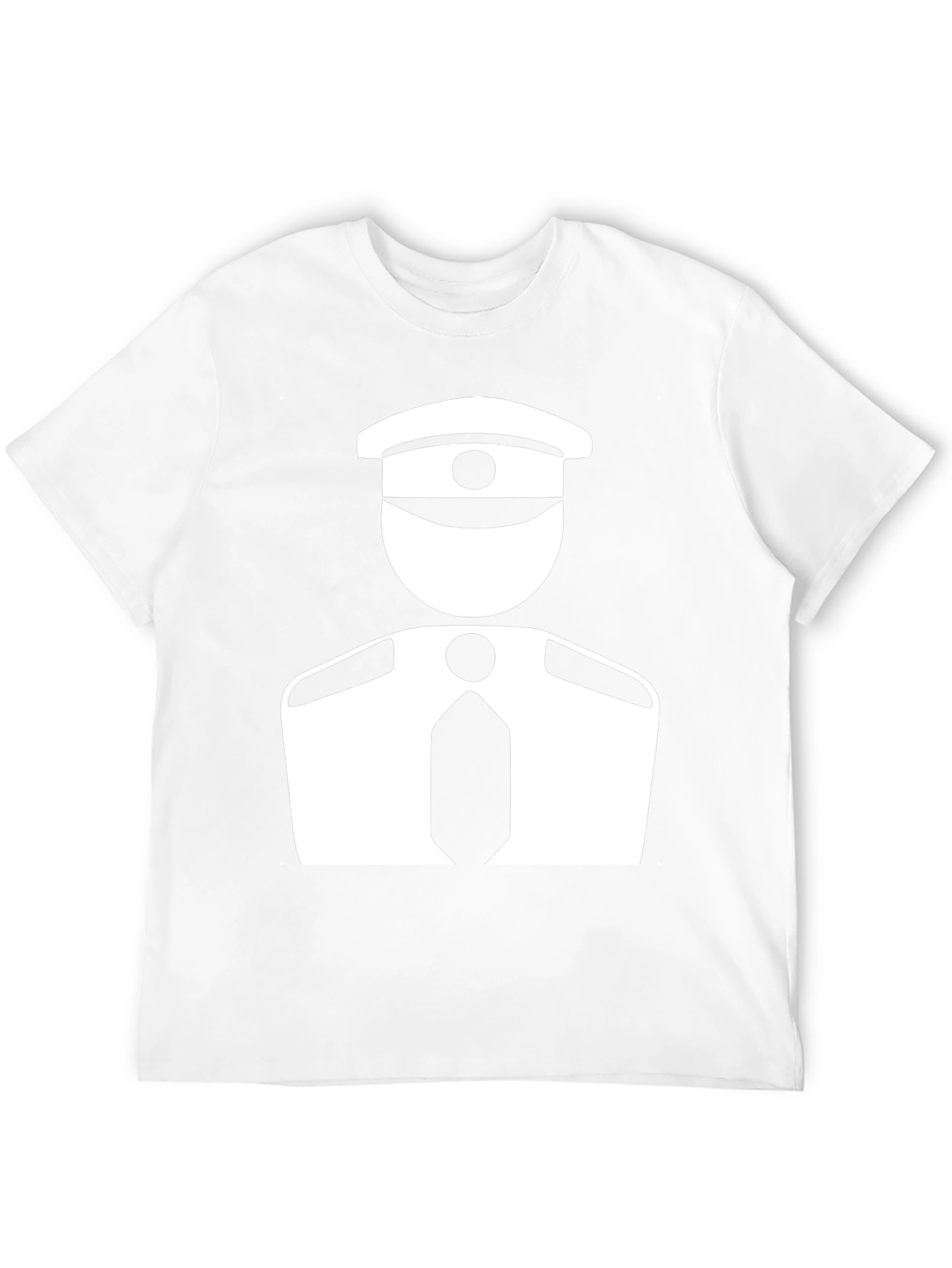 Pilot Graphic Tee - Black Cotton Blend Comfort