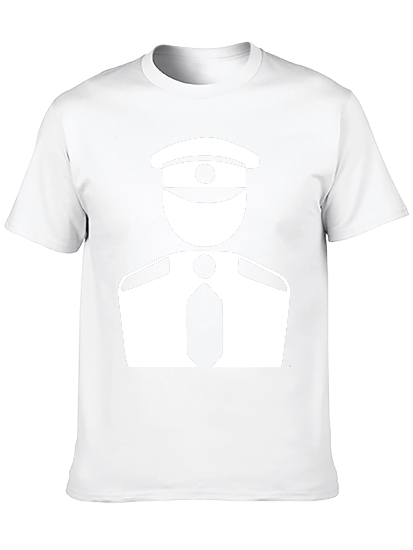 Pilot Graphic Tee - Black Cotton Blend Comfort