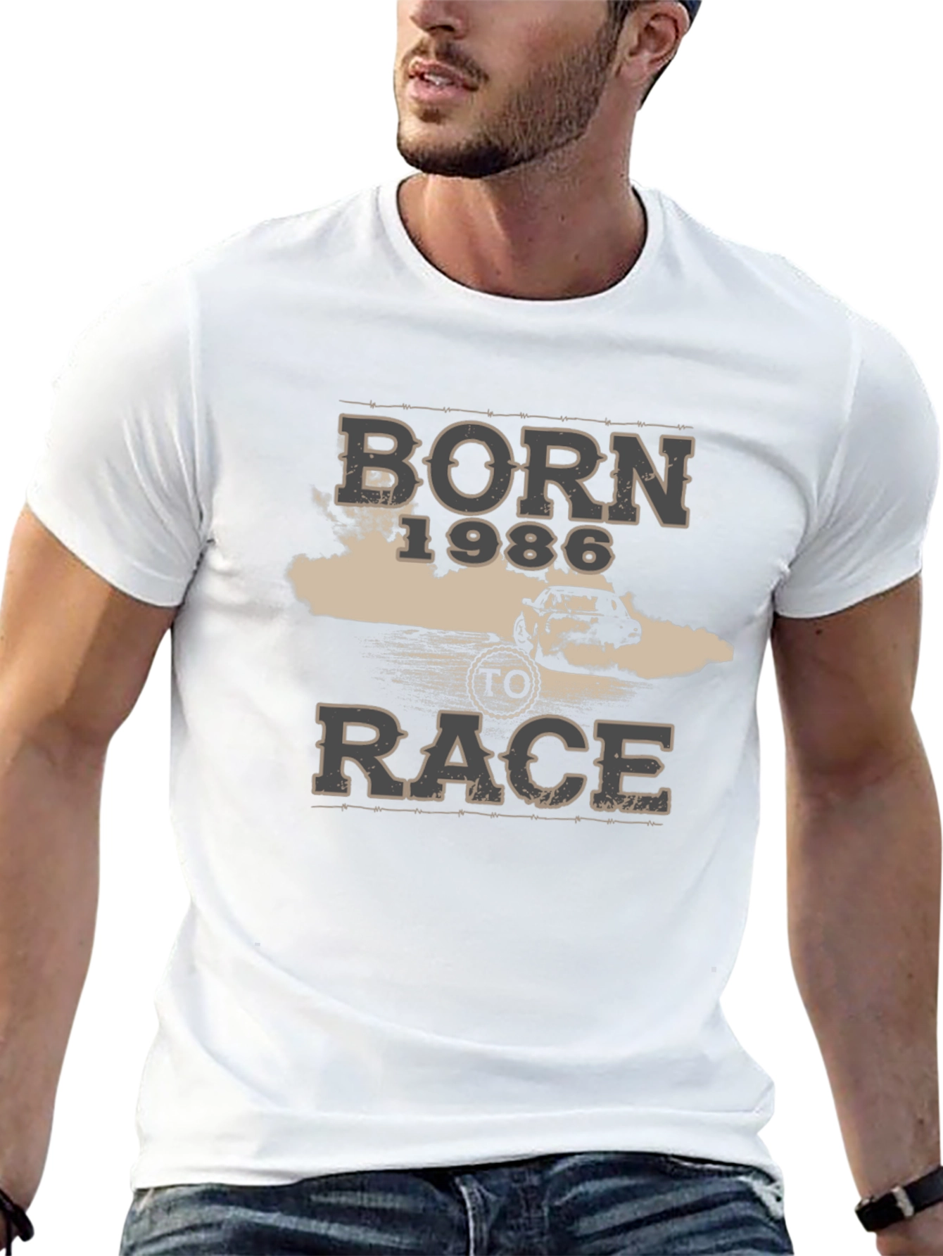 Born 1986 to Race Graphic T-Shirt