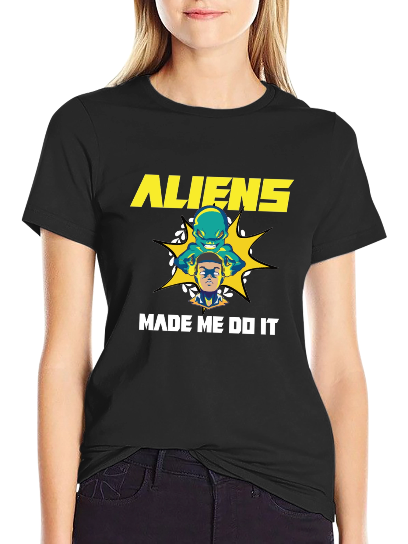 Aliens Made Me Do It Graphic Tee