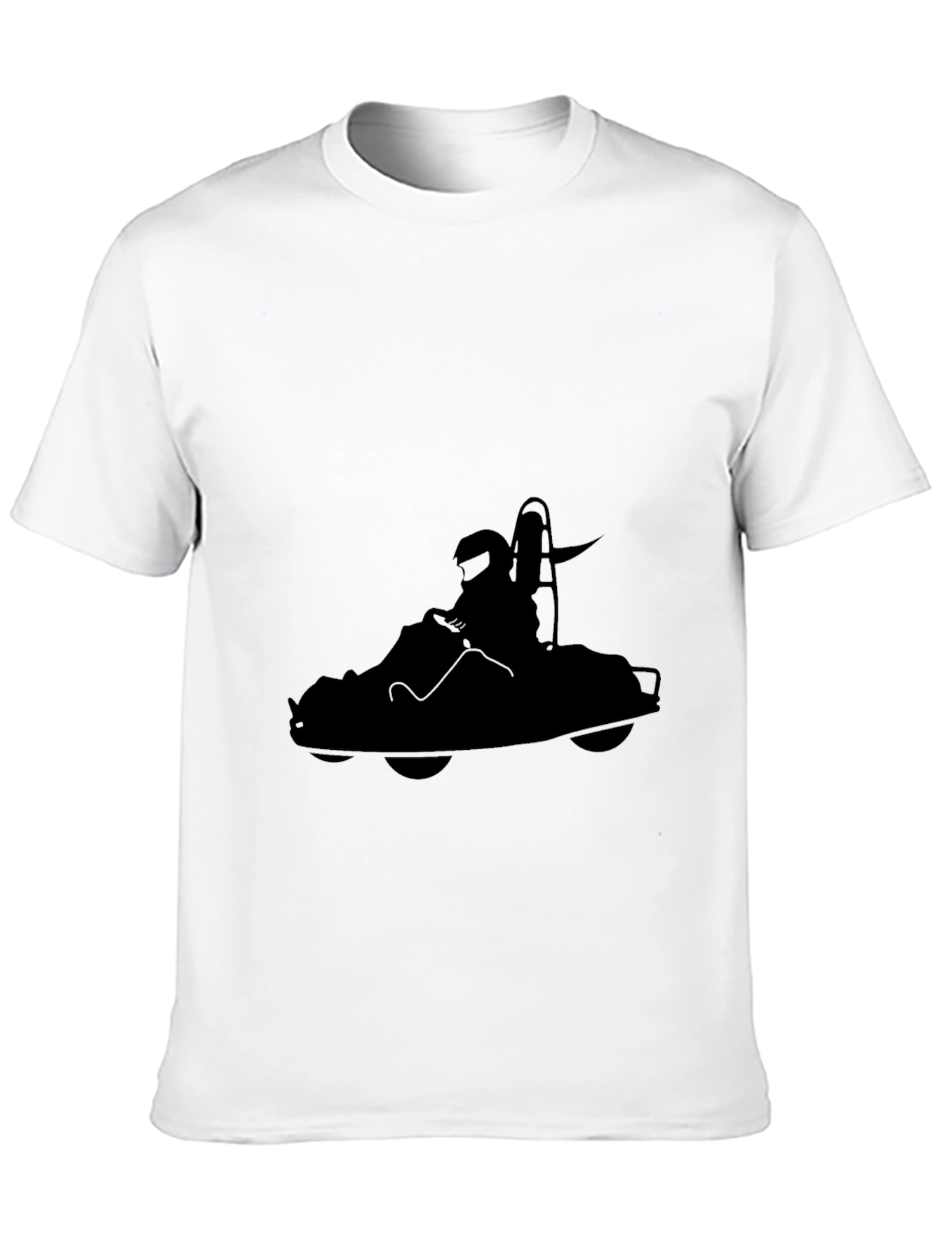 Black Kart Racer Graphic Tee