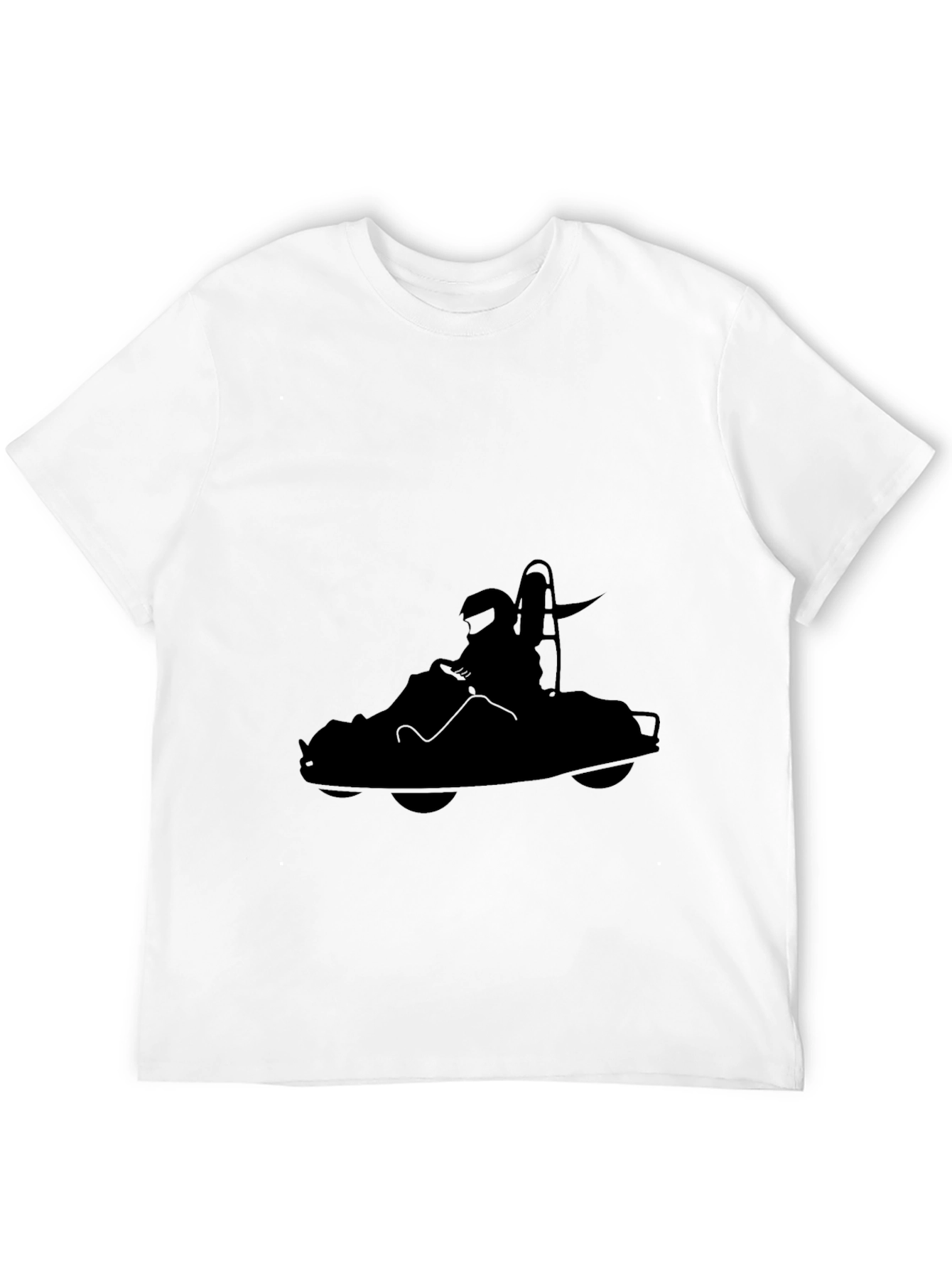 Black Kart Racer Graphic Tee