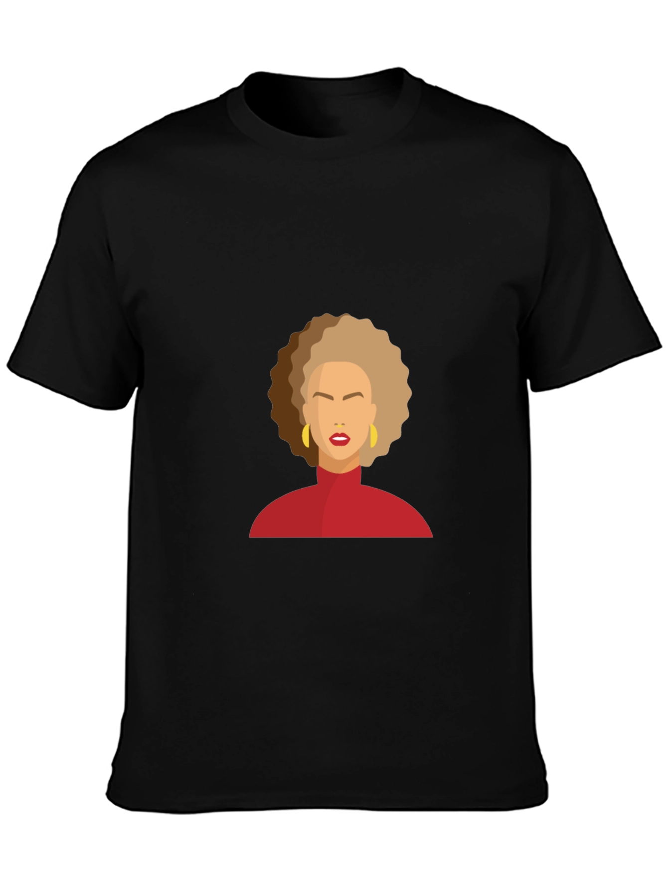Modern Afro Woman Graphic Tee