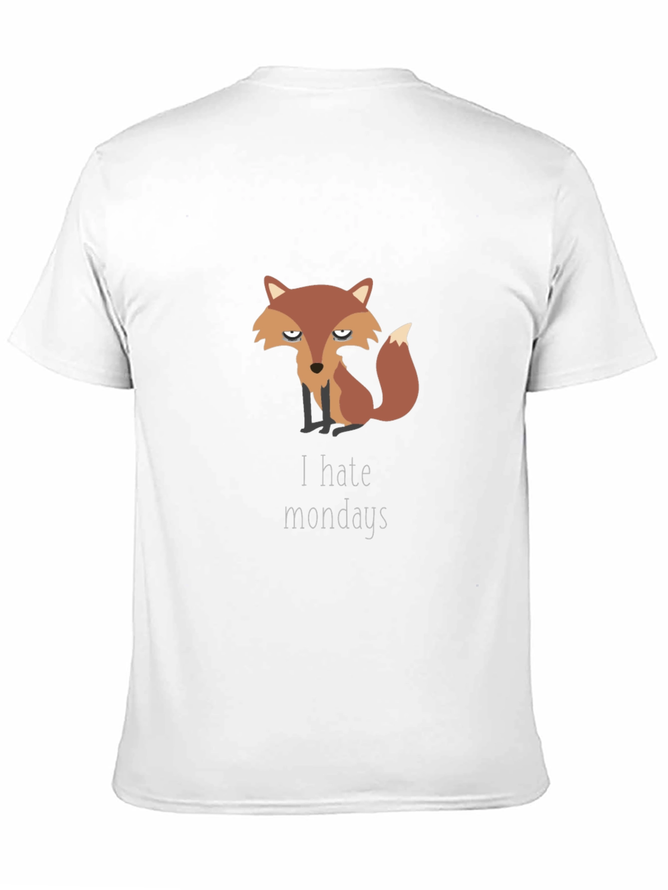 I Hate Mondays Fox Graphic T-Shirt