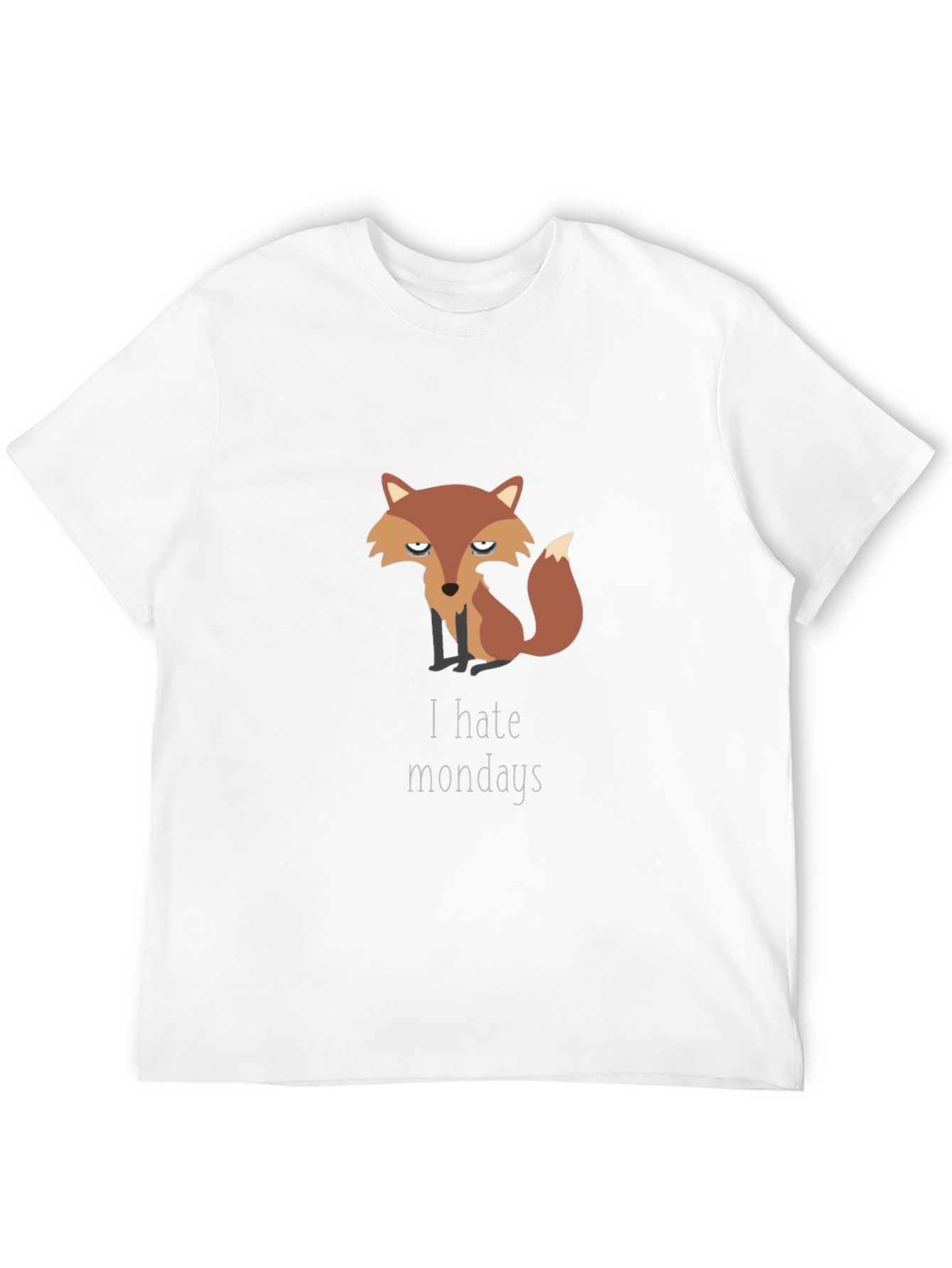 I Hate Mondays Fox Graphic T-Shirt