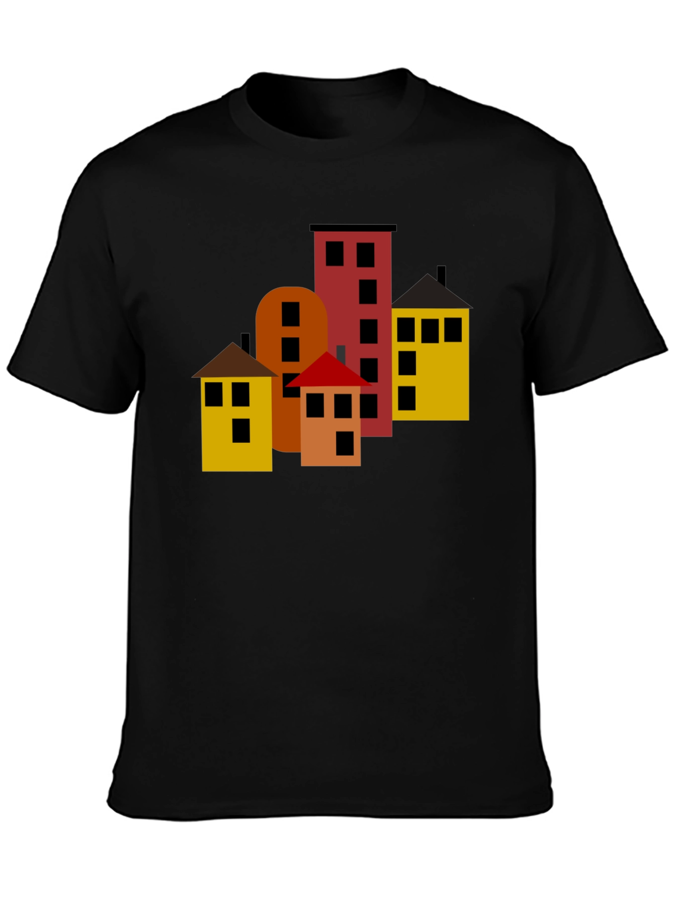 Cityscape Graphic Tee - Modern Urban Design